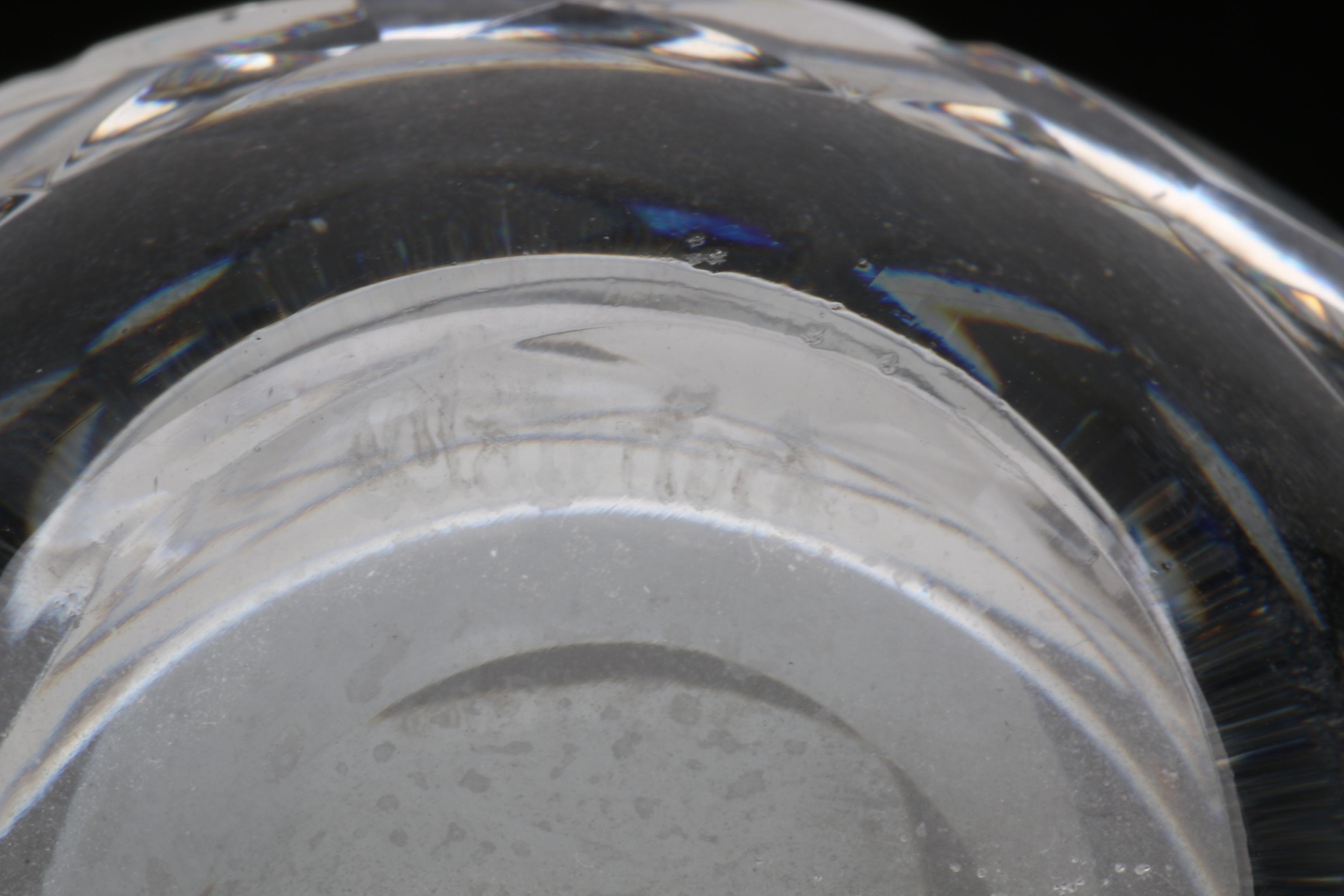 Waterford Crystal Mini Creamer and Open Sugar Bowl with Crystal Tray