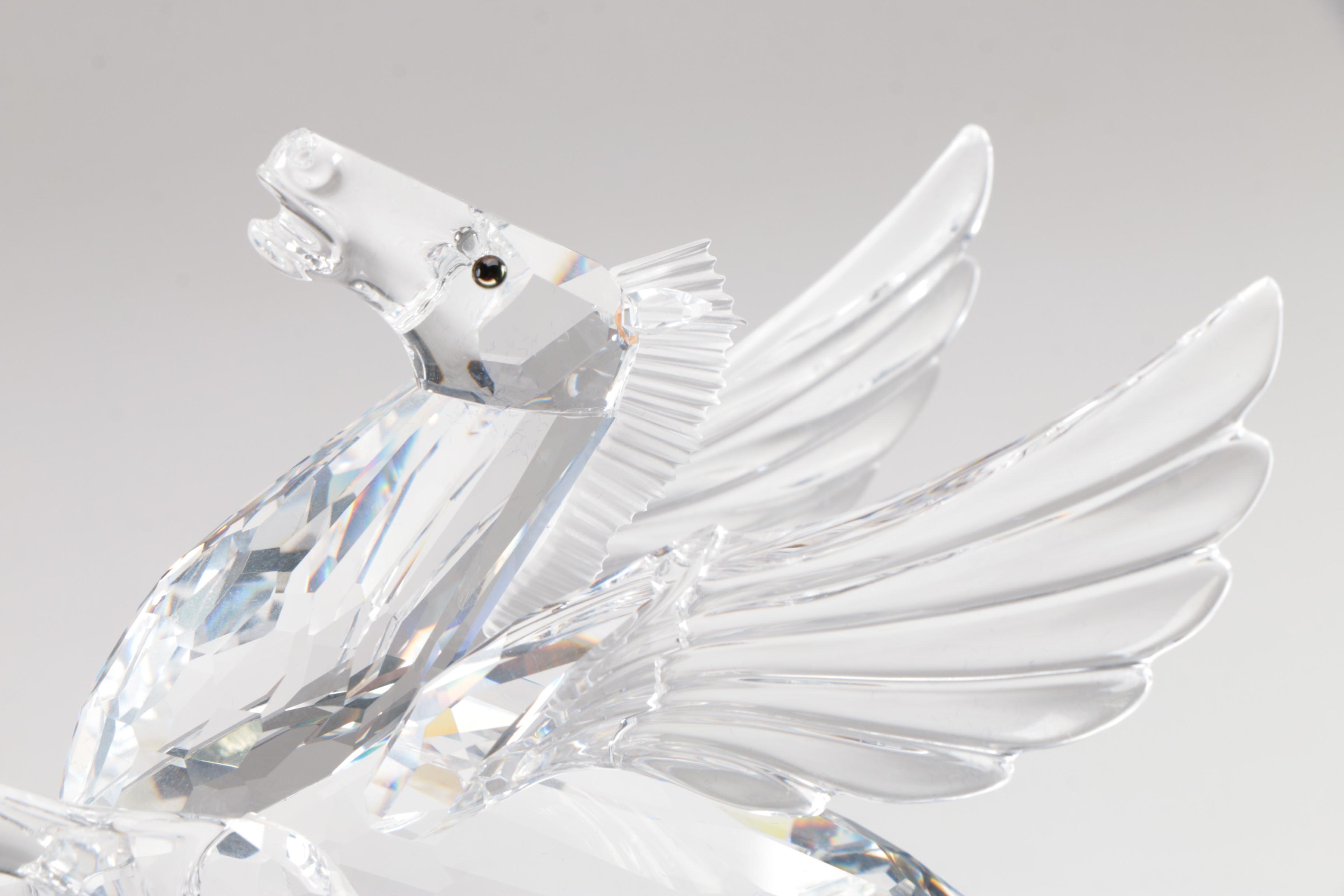 1998 Swarovski SCS Annual Edition Pegasus Crystal Figurine