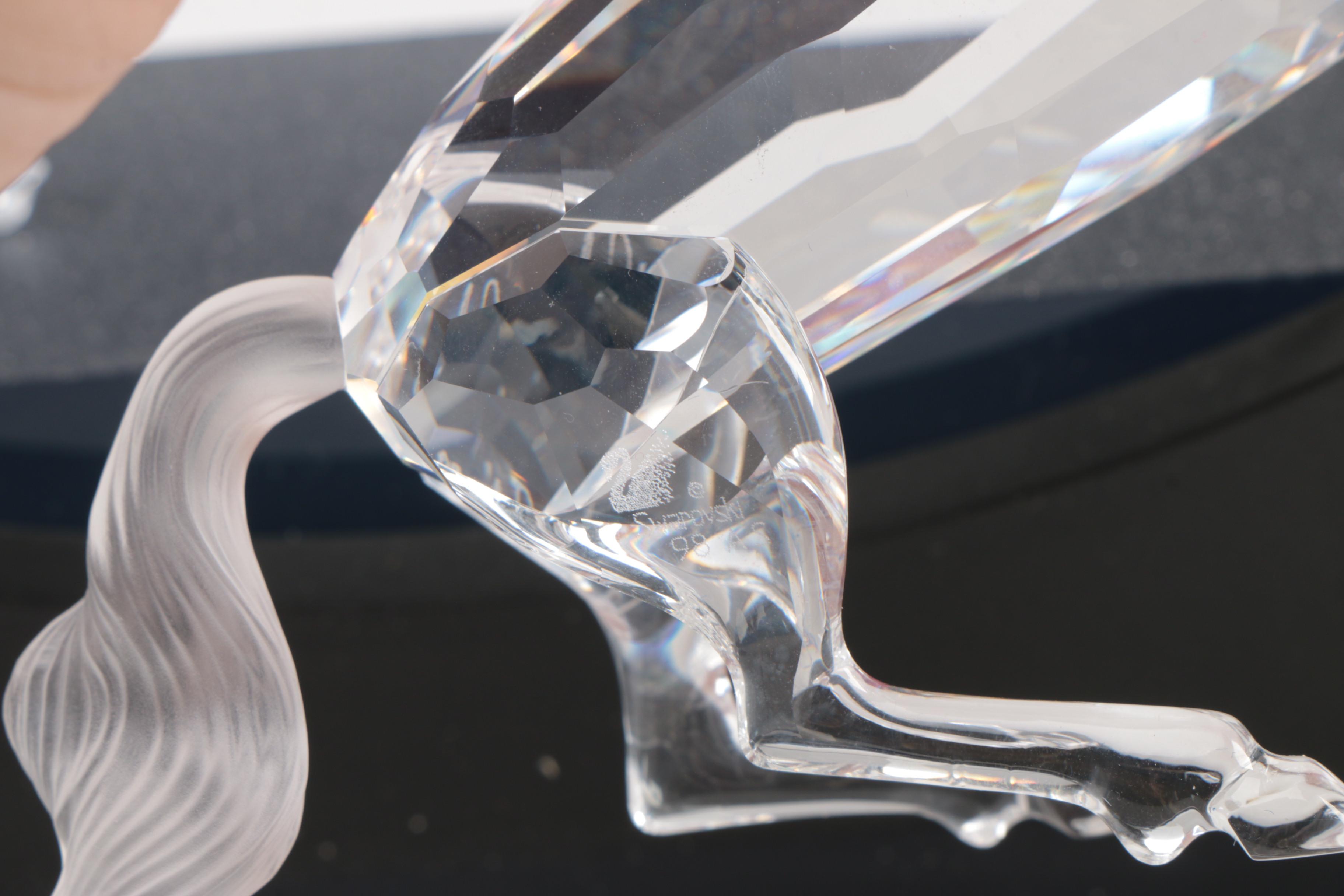 1998 Swarovski SCS Annual Edition Pegasus Crystal Figurine