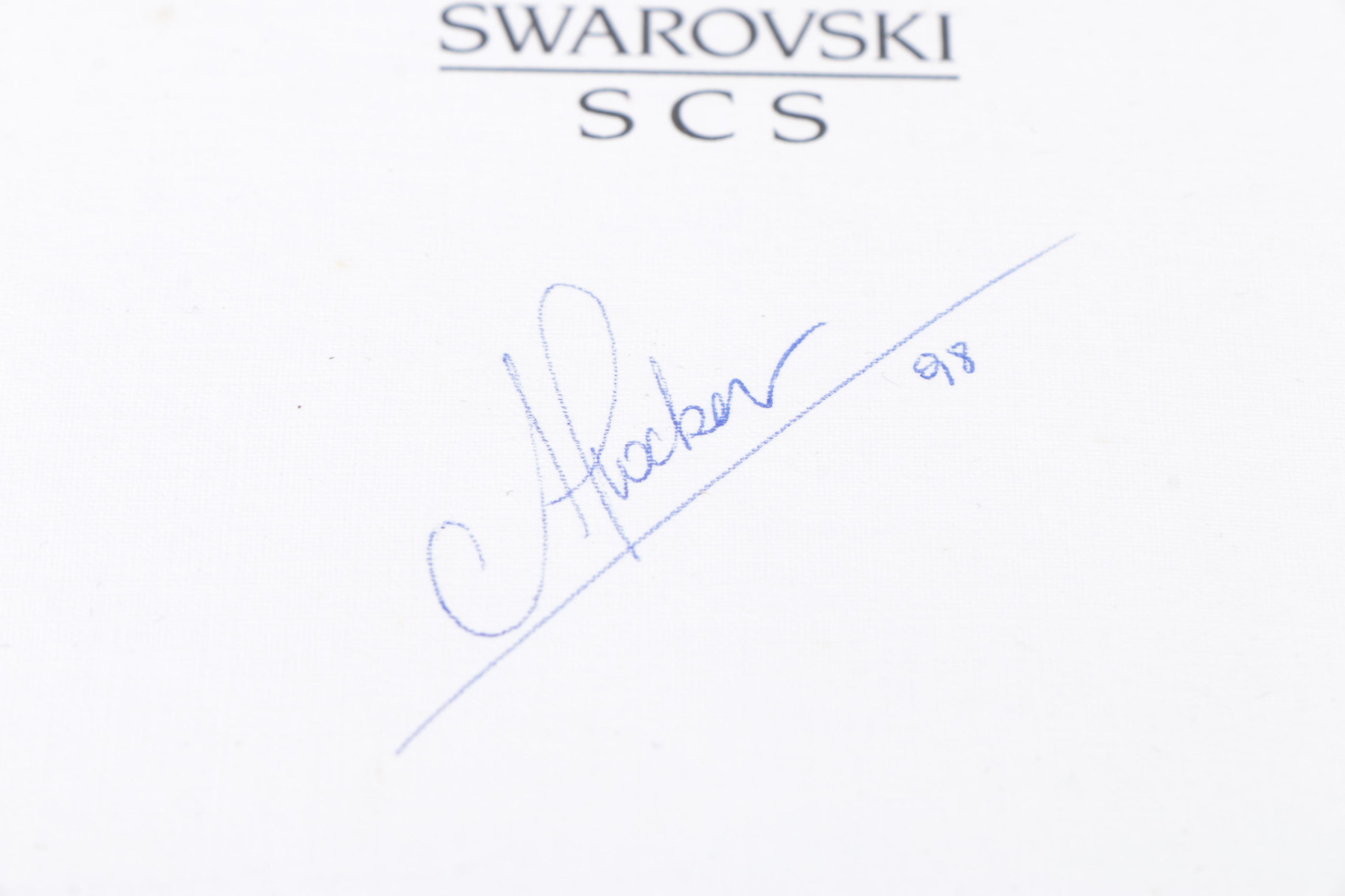 1998 Swarovski SCS Annual Edition Pegasus Crystal Figurine