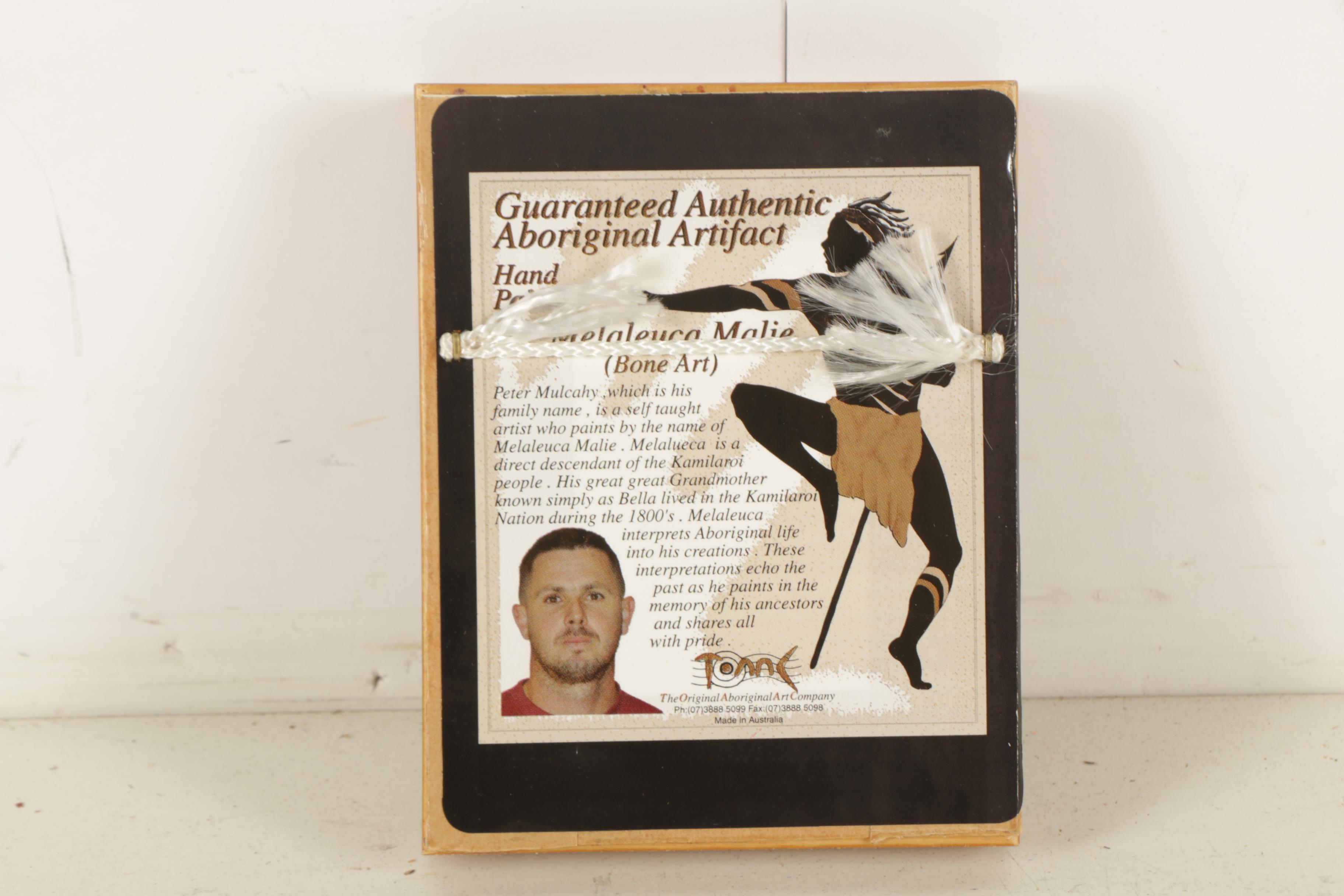 Melaleuca Malie Bone Art