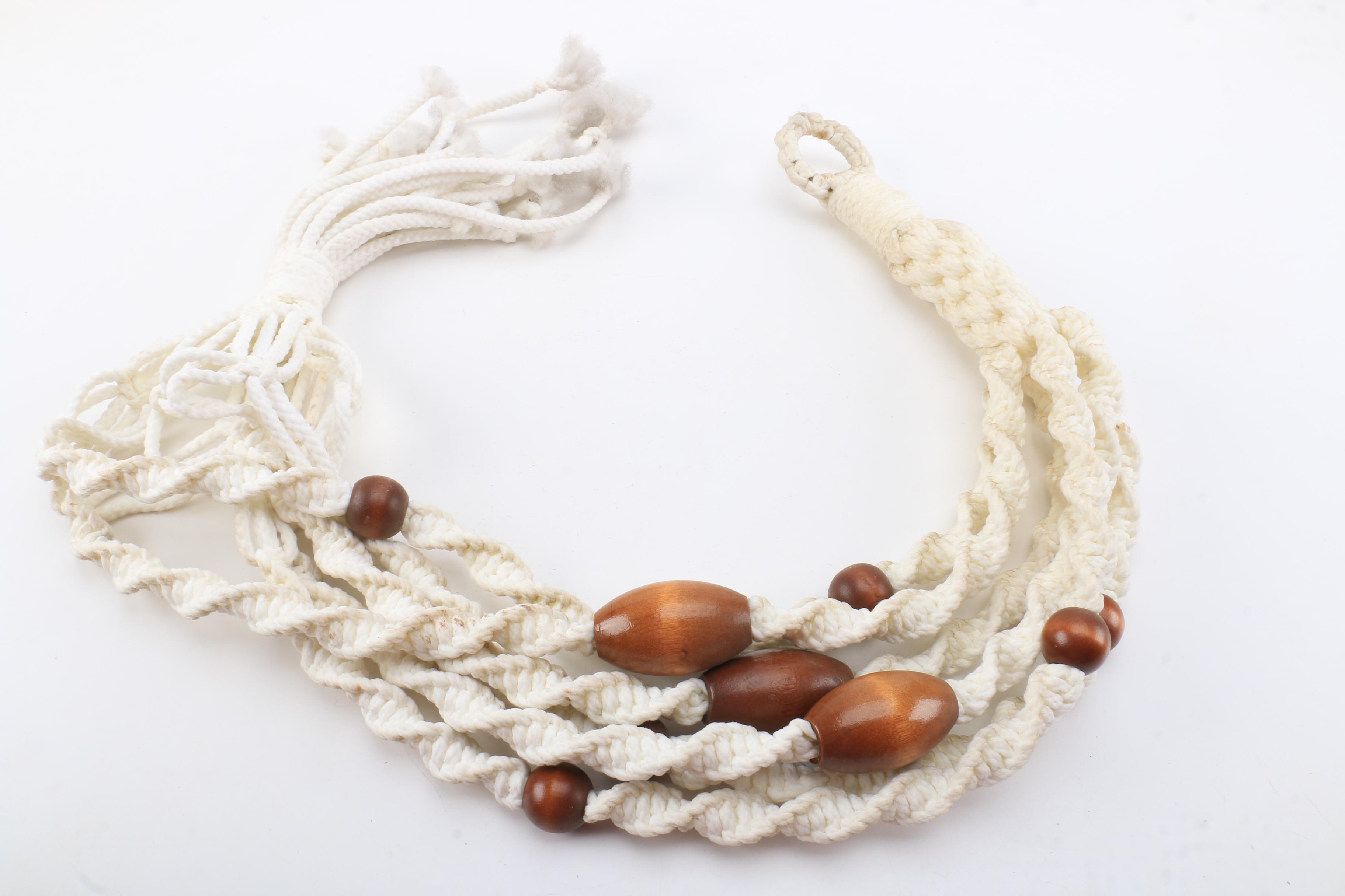 Beaded Macramé Plant Hanger