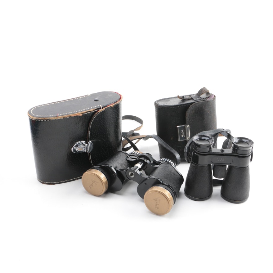 Solsi And Wuest Binoculars With Cases