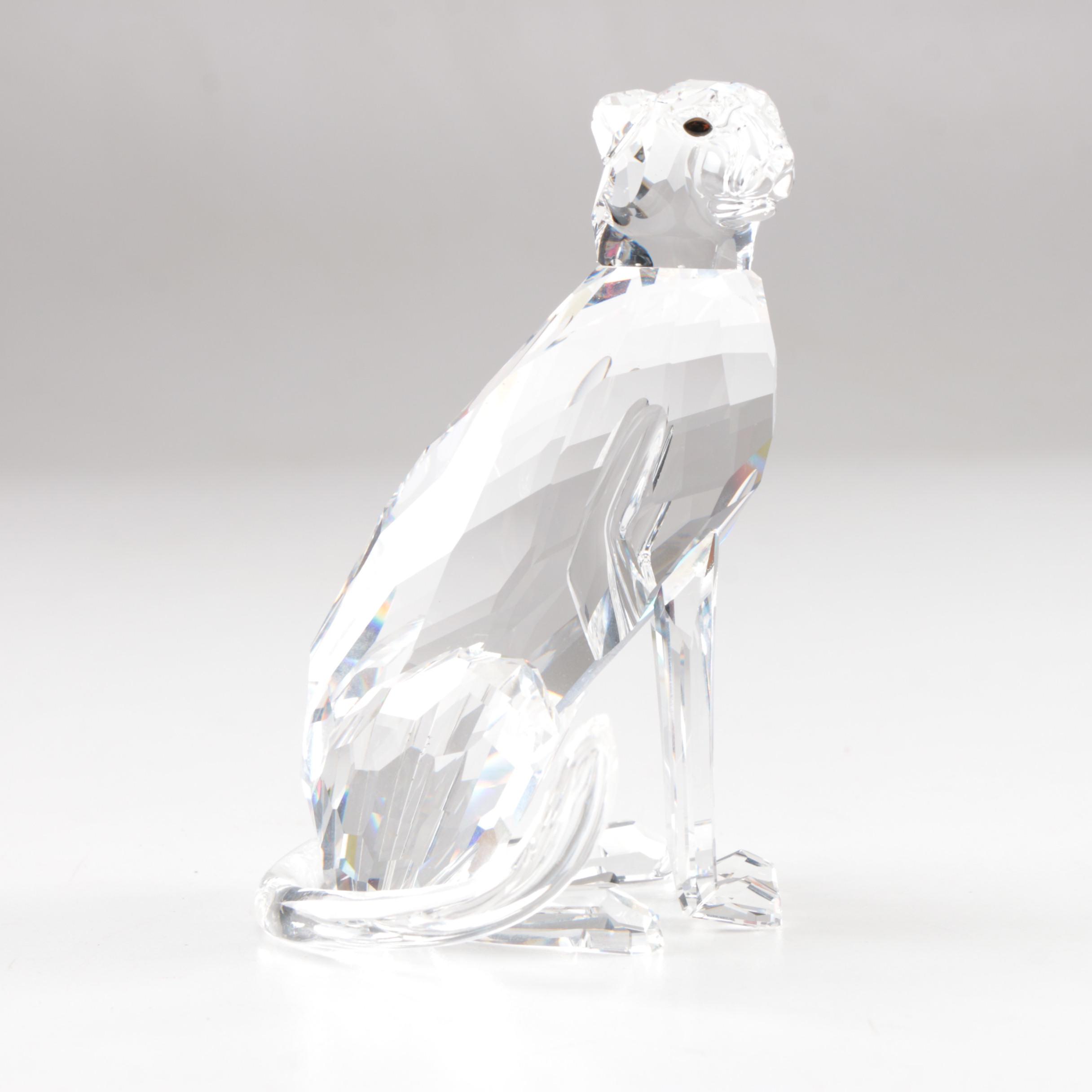 Swarovski Crystal Cheetah Figurine