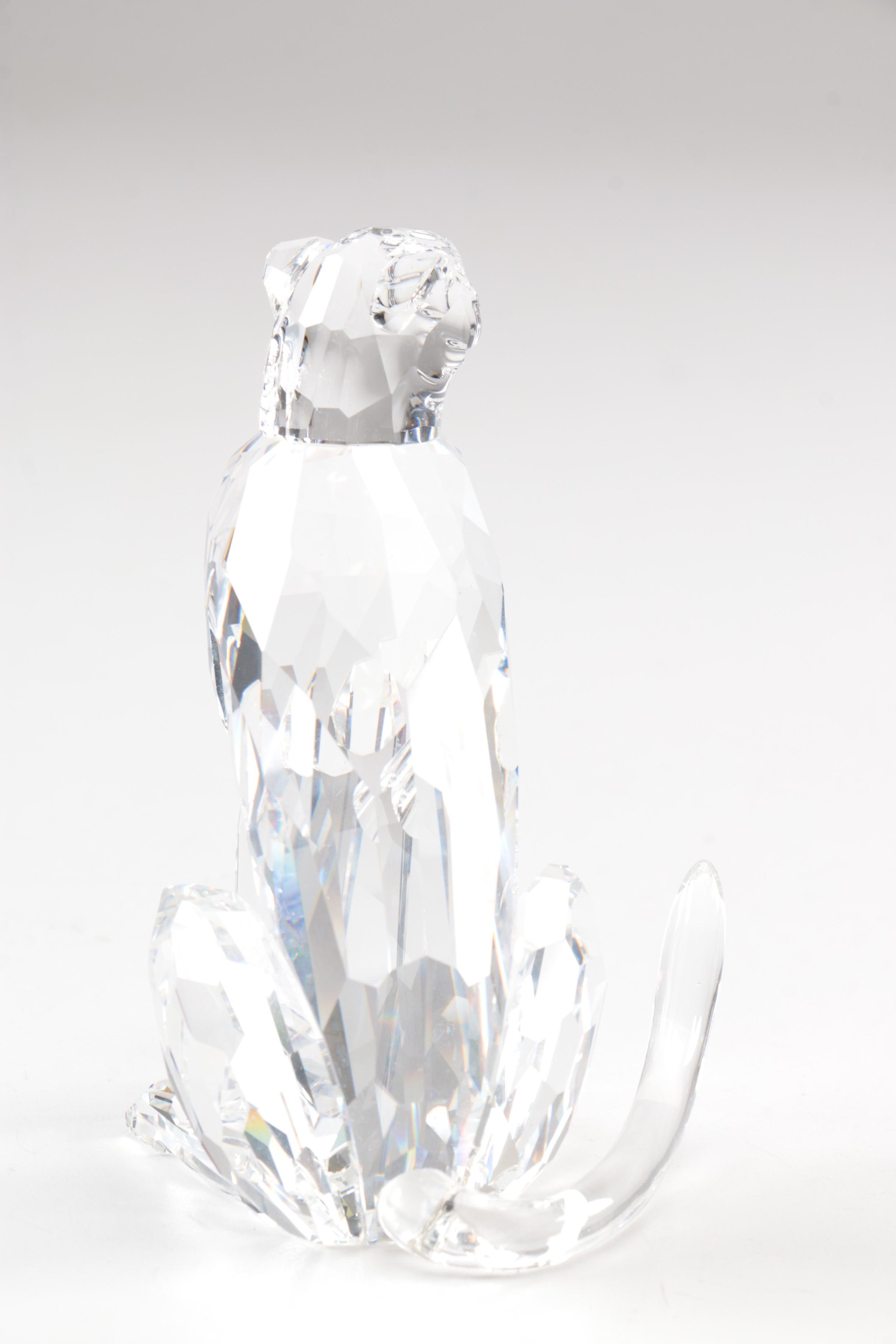 Swarovski Crystal Cheetah Figurine