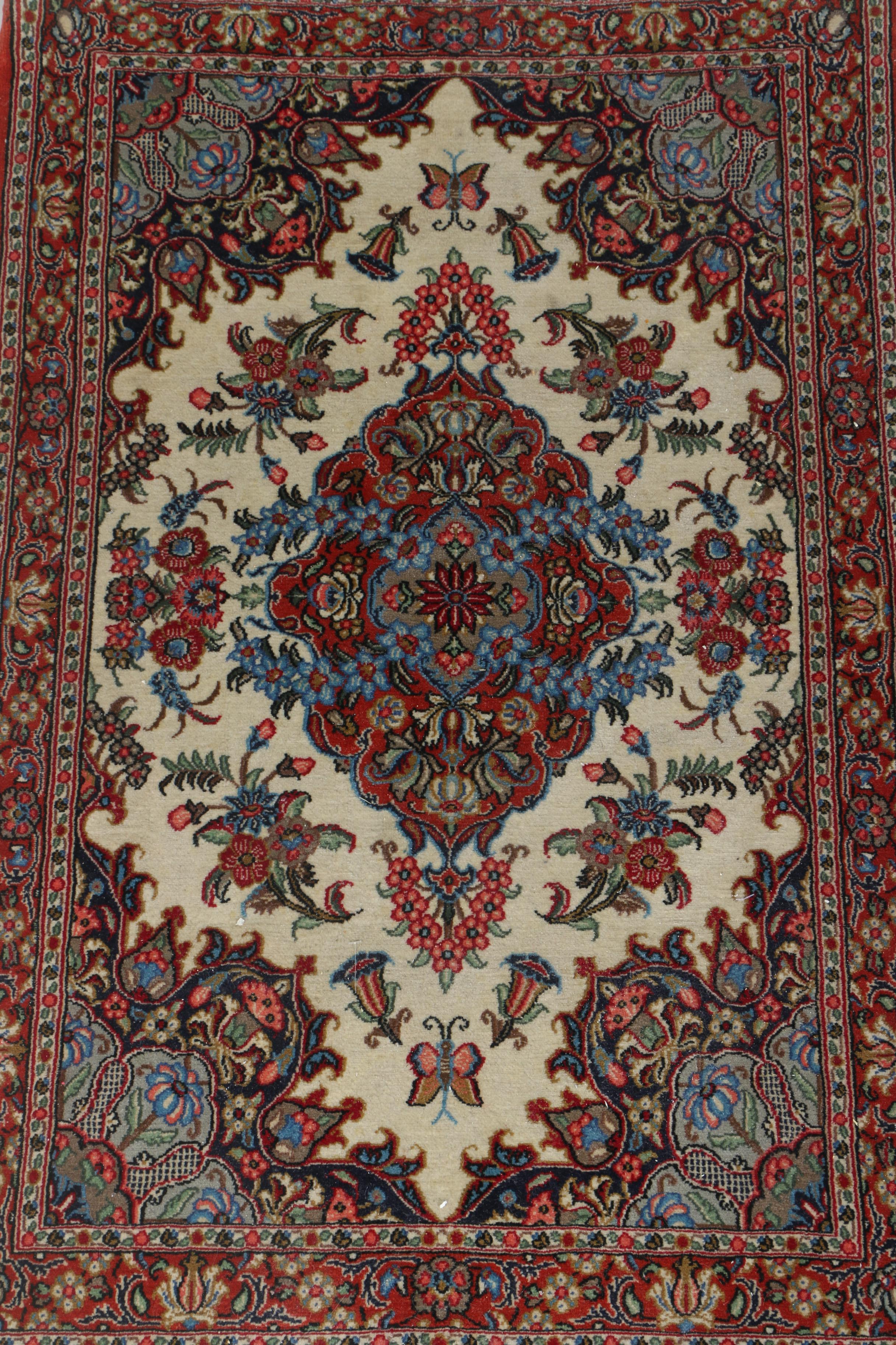 Hand-Knotted Persian Borchalu Area Rug