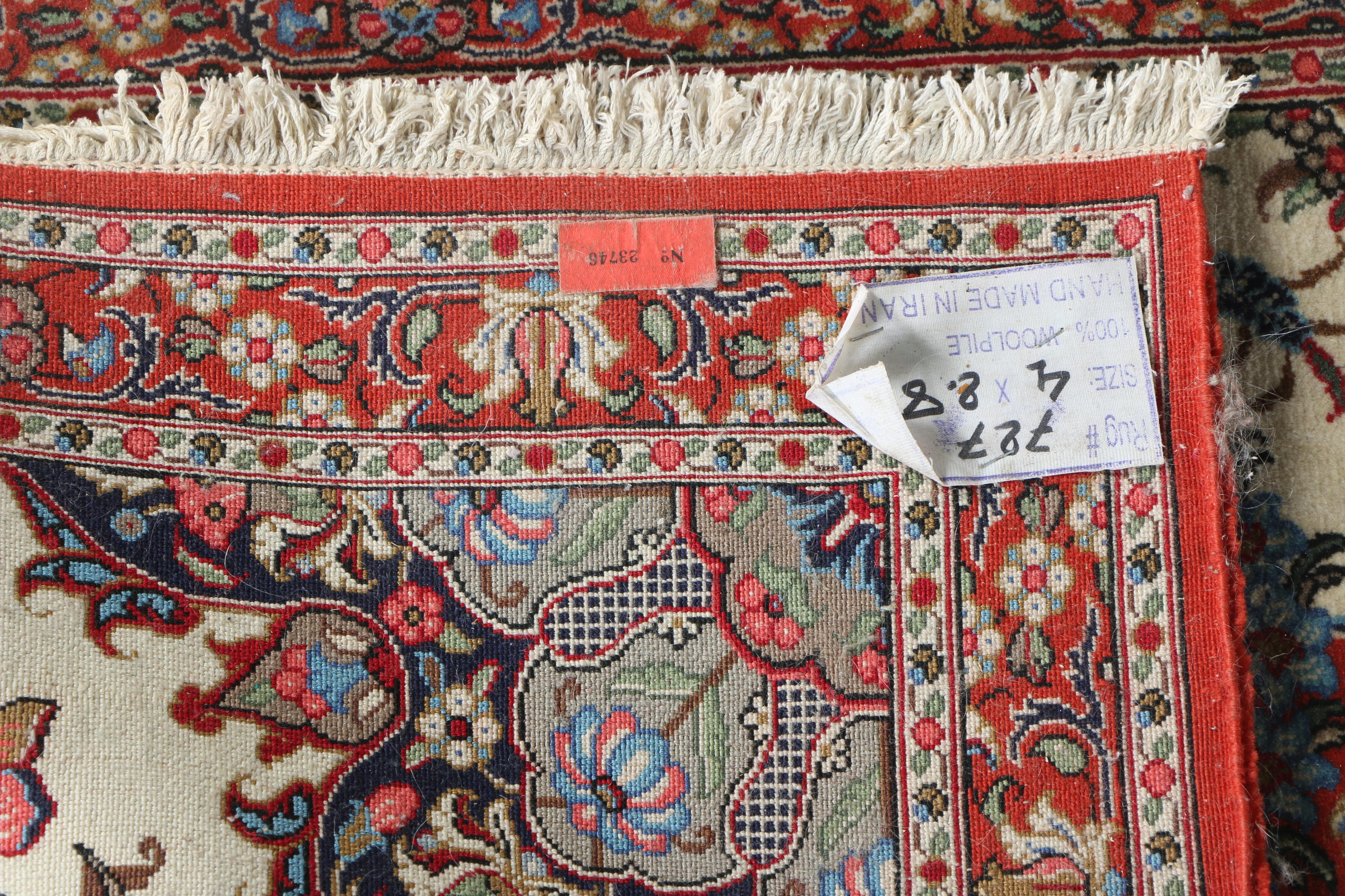 Hand-Knotted Persian Borchalu Area Rug
