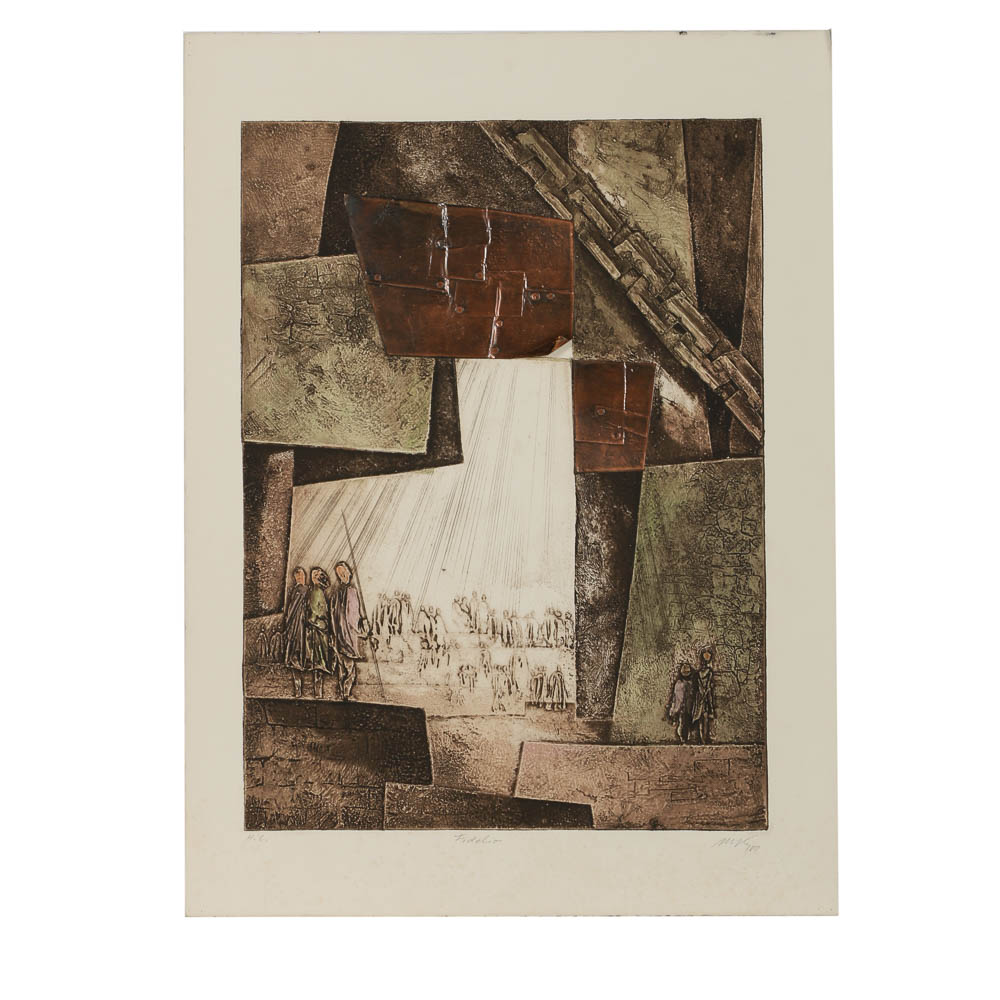 Mikulas Kravjansky Mixed Media Print "Fidelio"