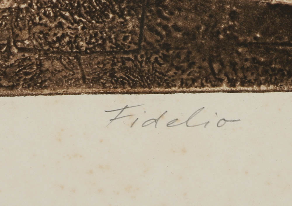 Mikulas Kravjansky Mixed Media Print "Fidelio"