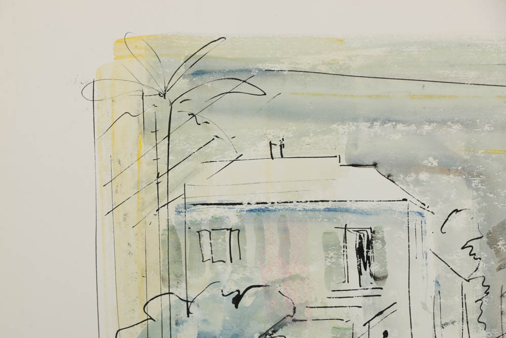 Alfred Birdsey Watercolor Painting