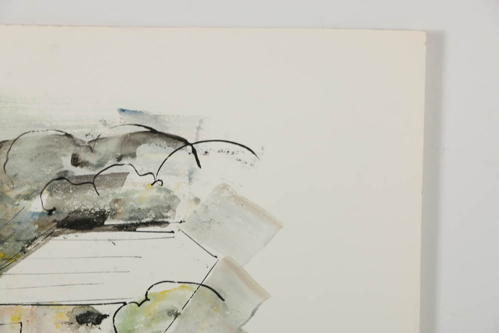 Alfred Birdsey Watercolor Painting