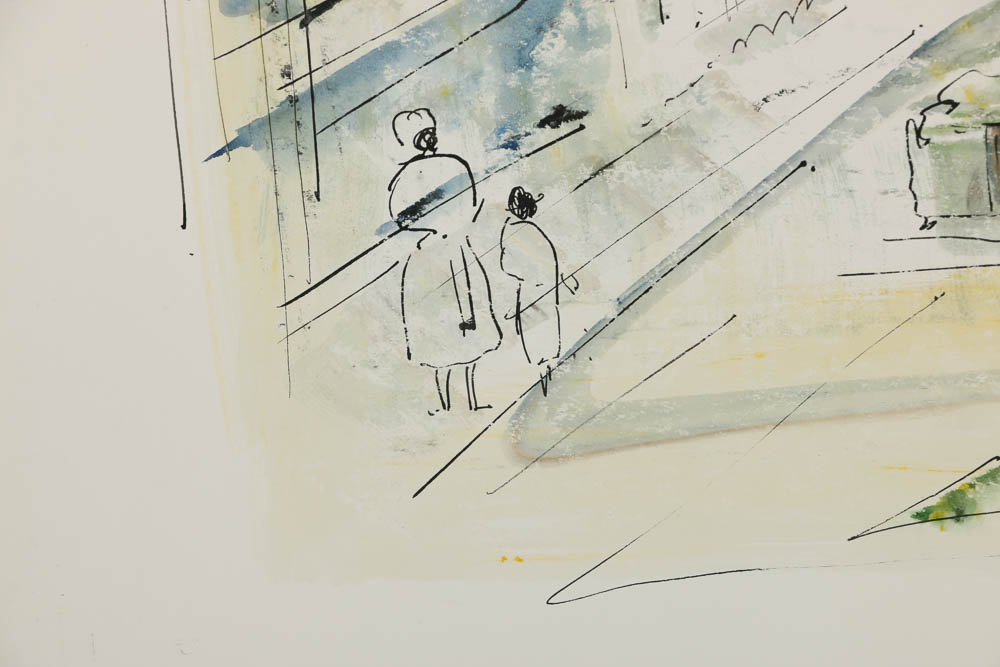 Alfred Birdsey Watercolor Painting