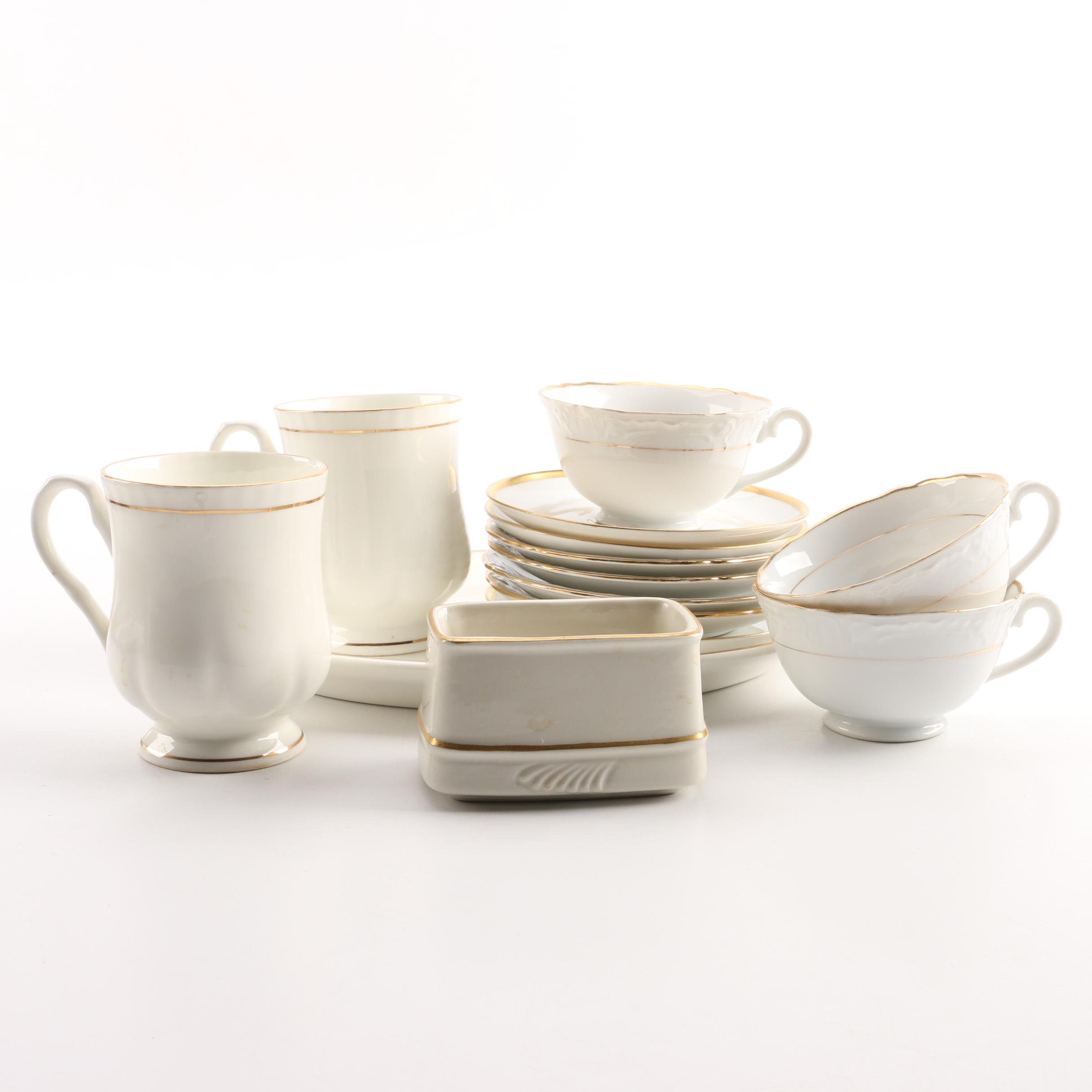 Vintage Porcelain Tableware Featuring Taylor Smith Taylor China