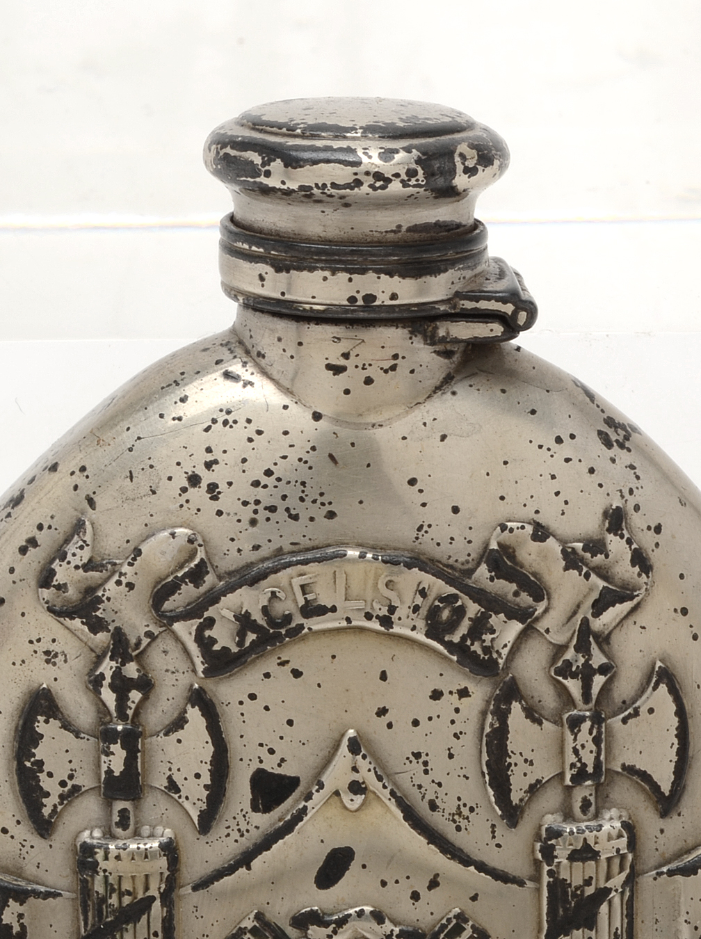 Late 19th Century Gorham Sterling Silver "First Panel Sheriffs Jury" Flask