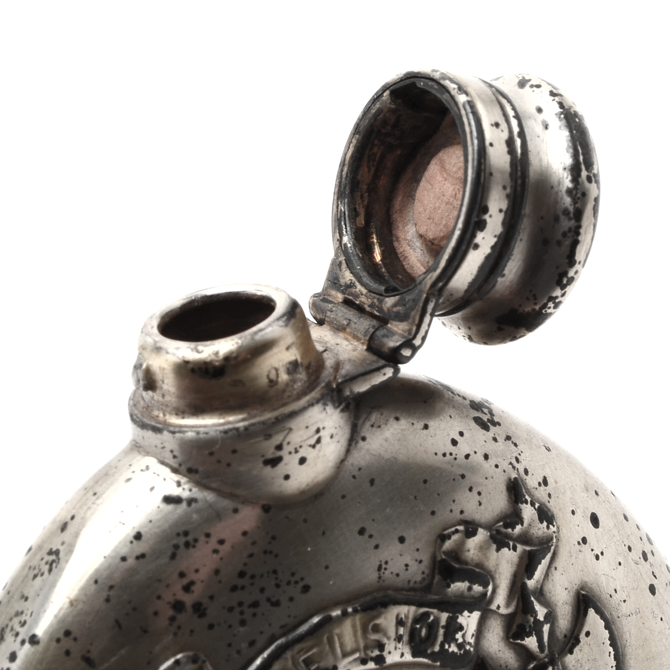 Late 19th Century Gorham Sterling Silver "First Panel Sheriffs Jury" Flask