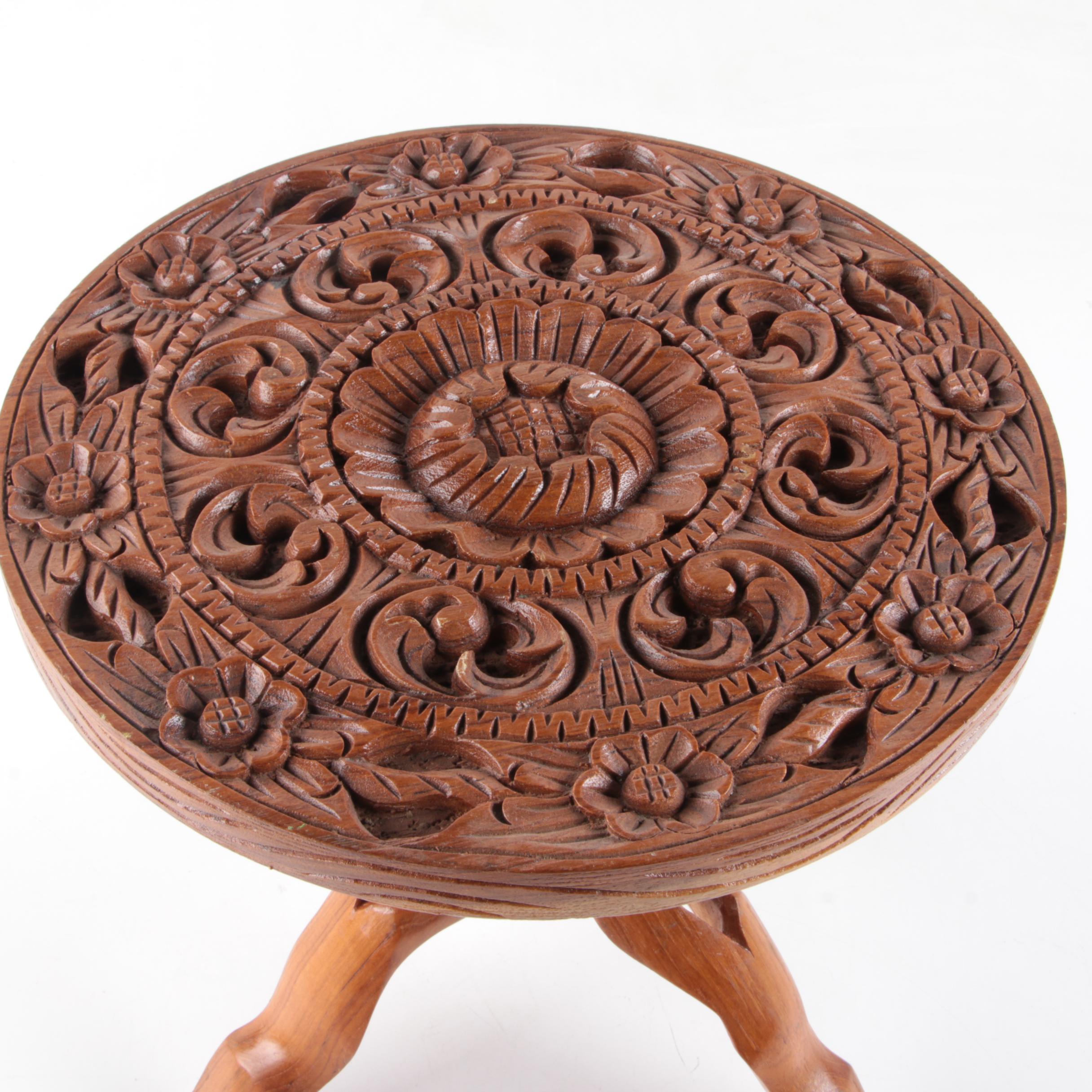 Vintage Teak Accent Table