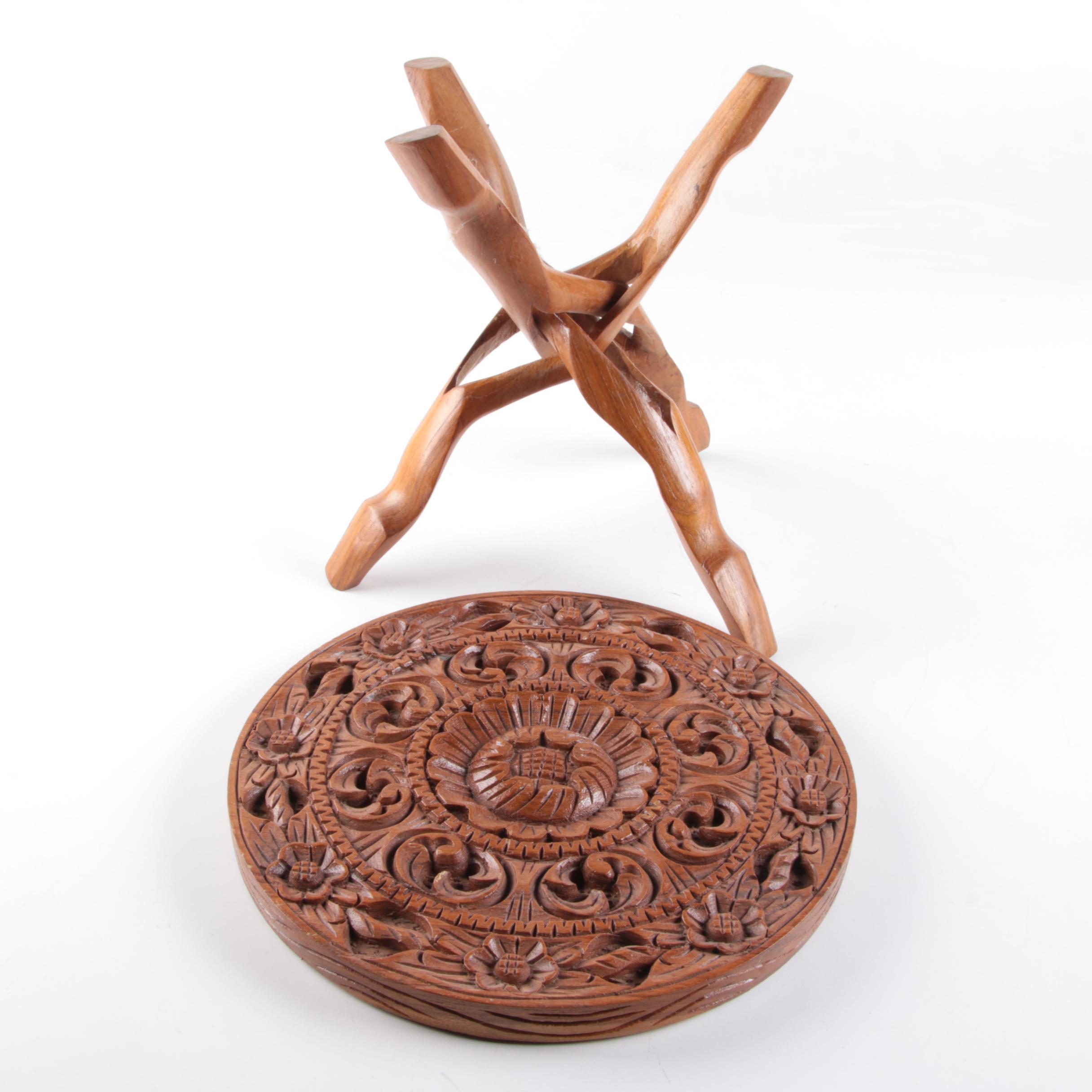 Vintage Teak Accent Table