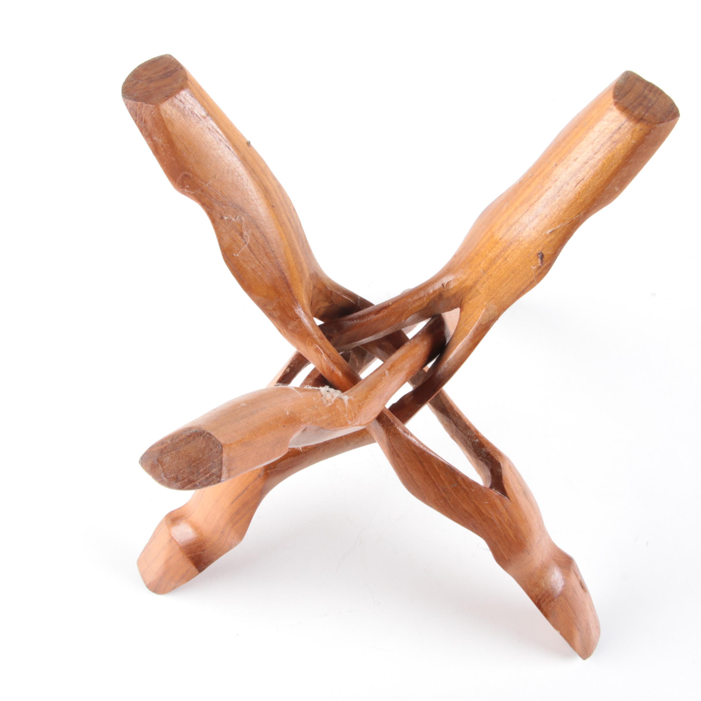 Vintage Teak Accent Table