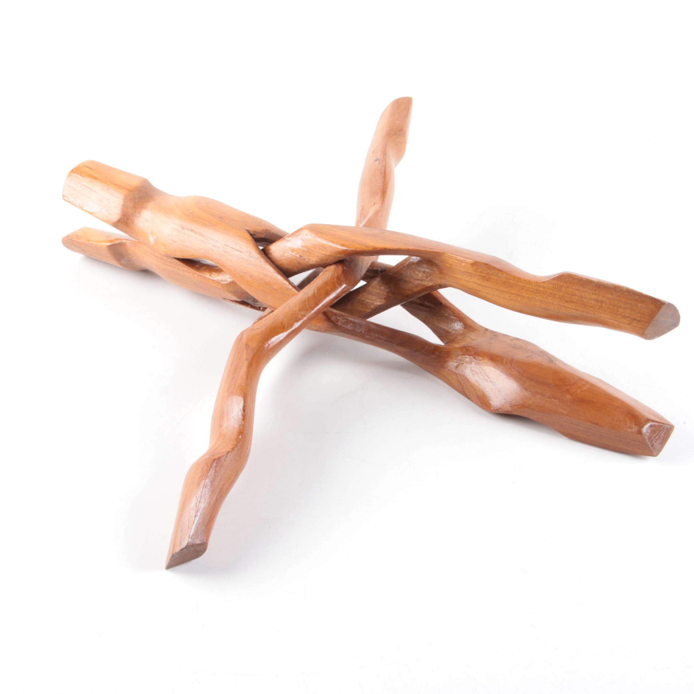 Vintage Teak Accent Table