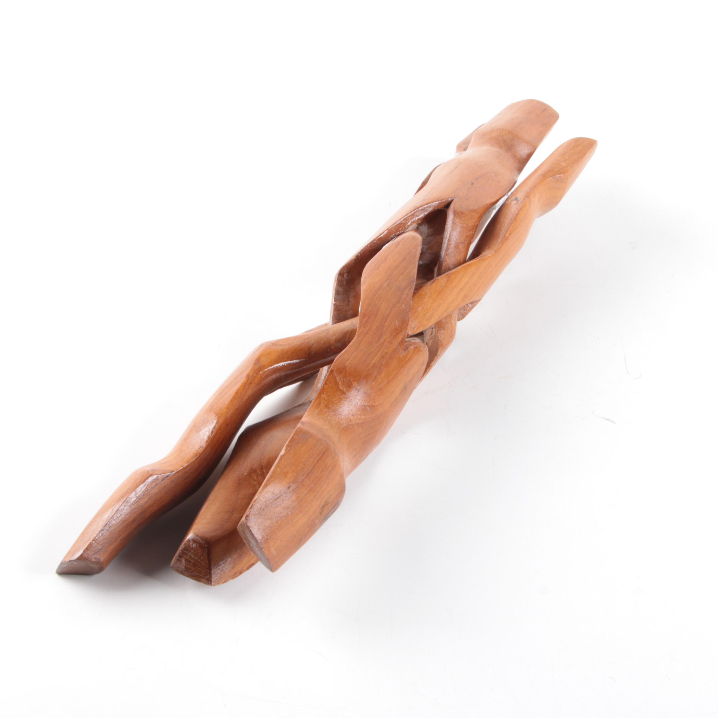 Vintage Teak Accent Table