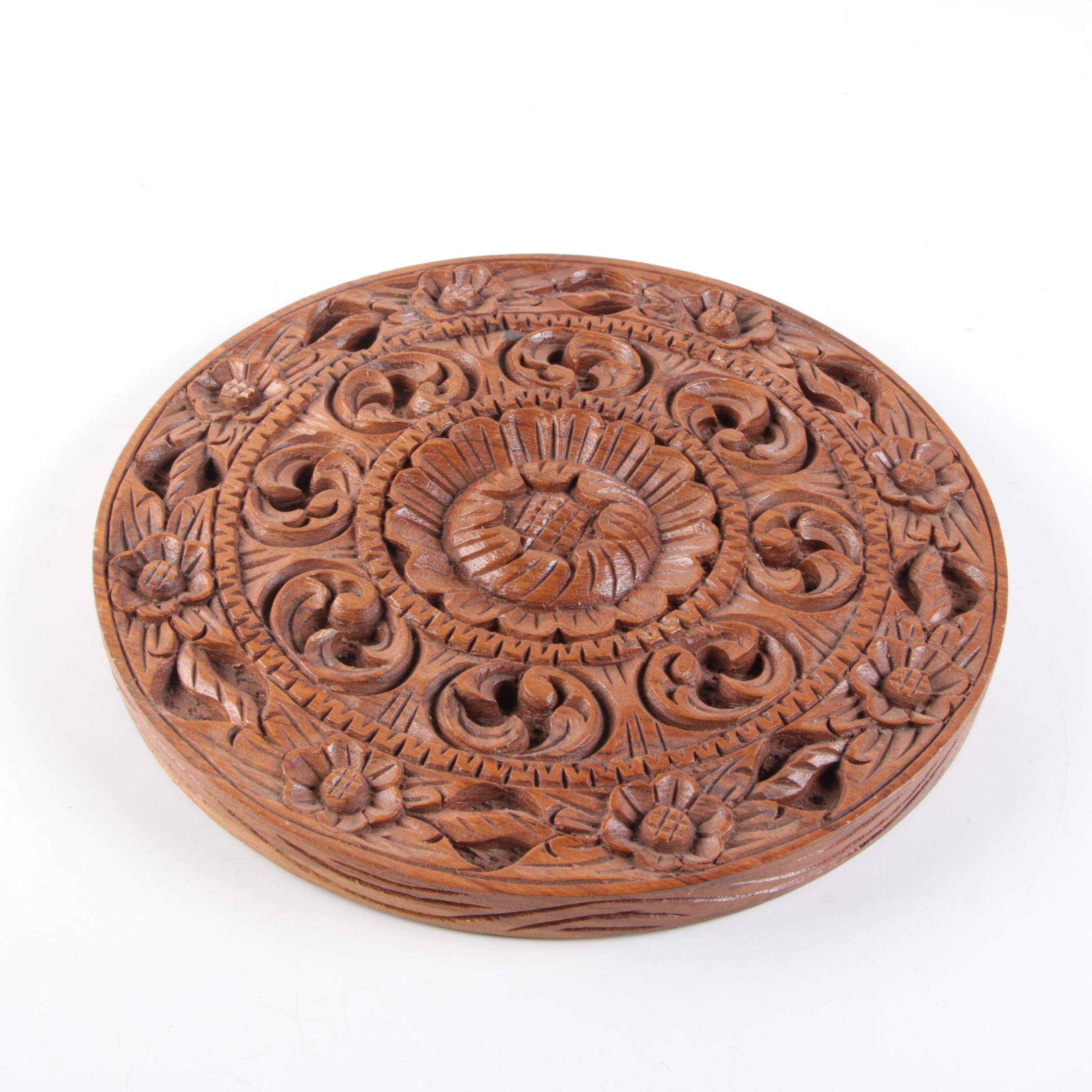 Vintage Teak Accent Table