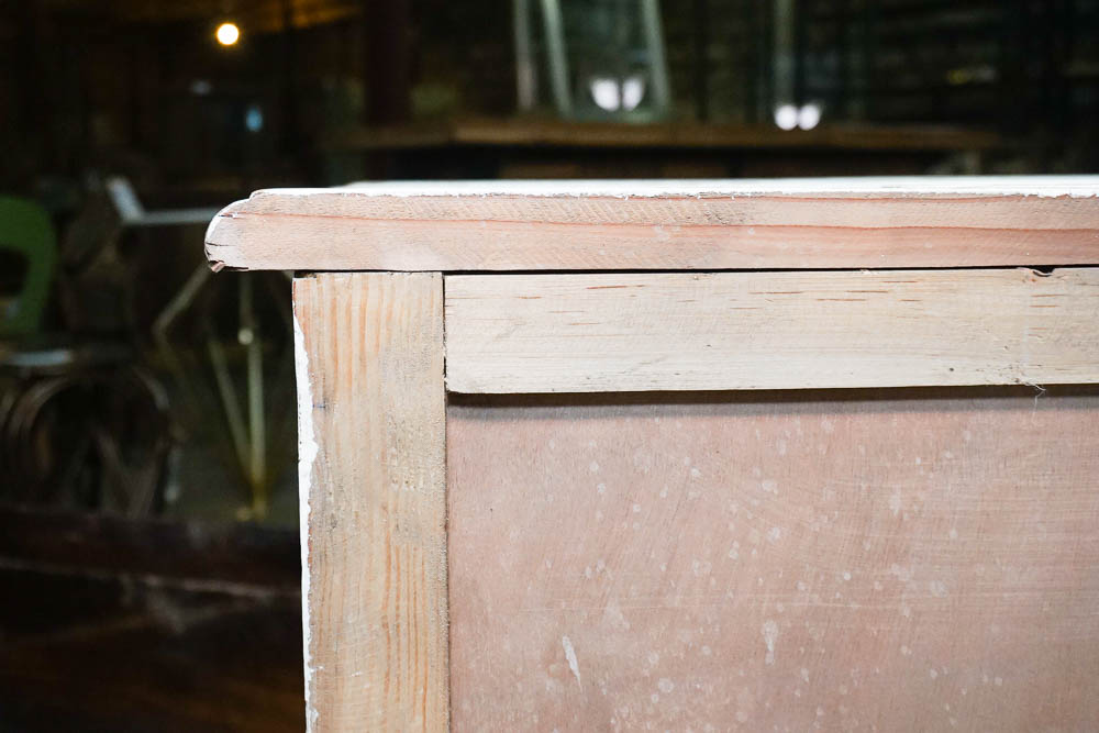 Rustic Style Distressed White Chest of Drawers