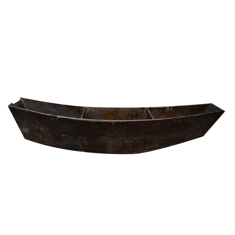 Boat Shaped Wooden Planter