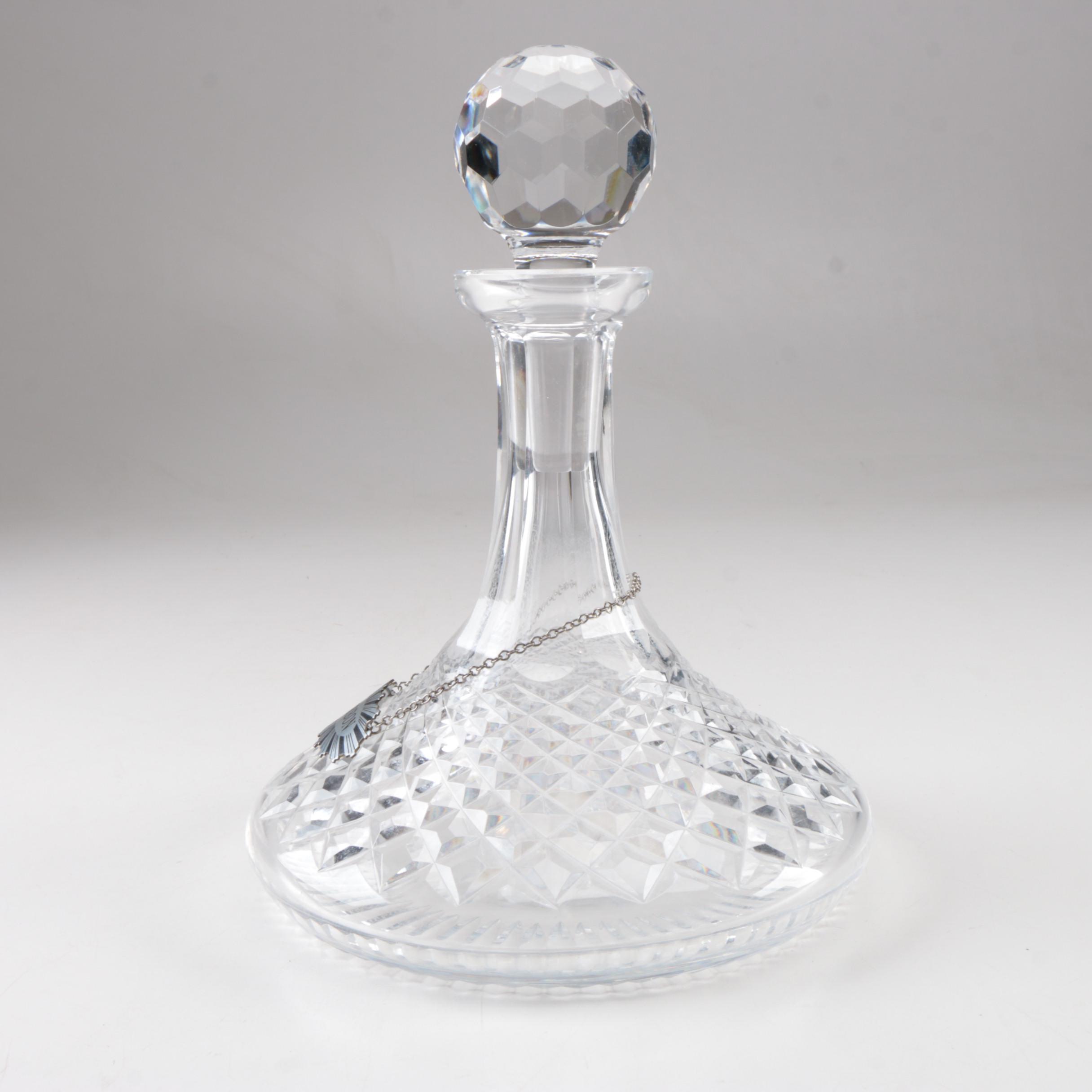 Waterford Crystal "Alana" Ships Decanter