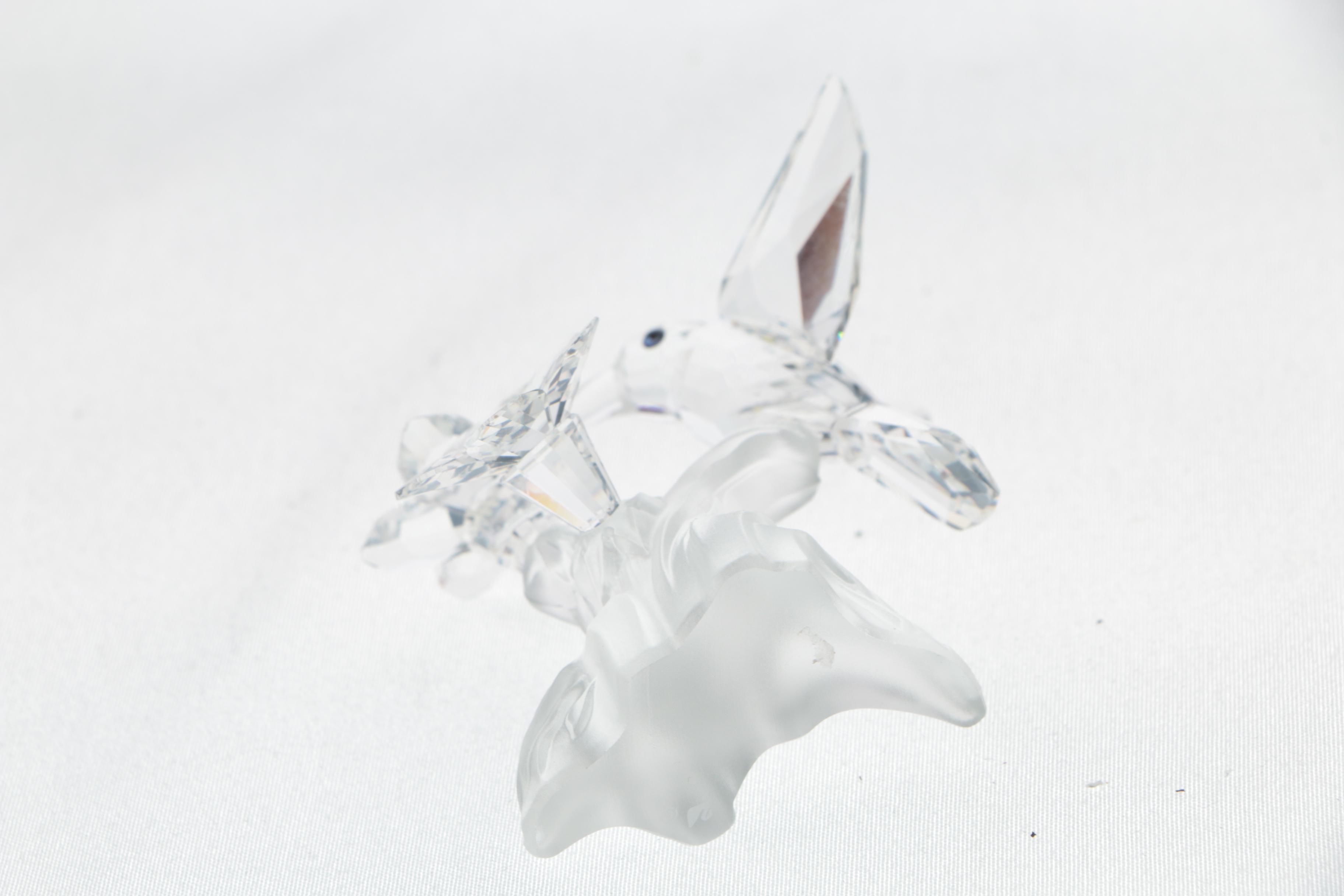 Swarovski "Silver Crystal" Hummingbird Crystal Figurine