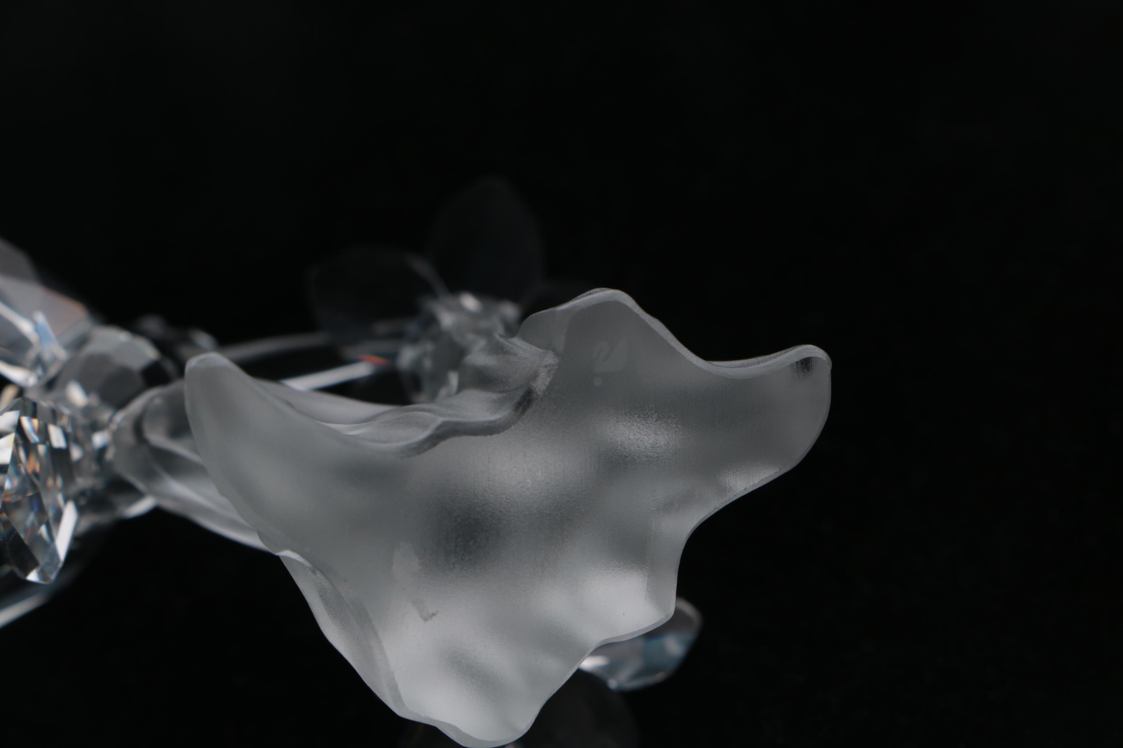 Swarovski "Silver Crystal" Hummingbird Crystal Figurine