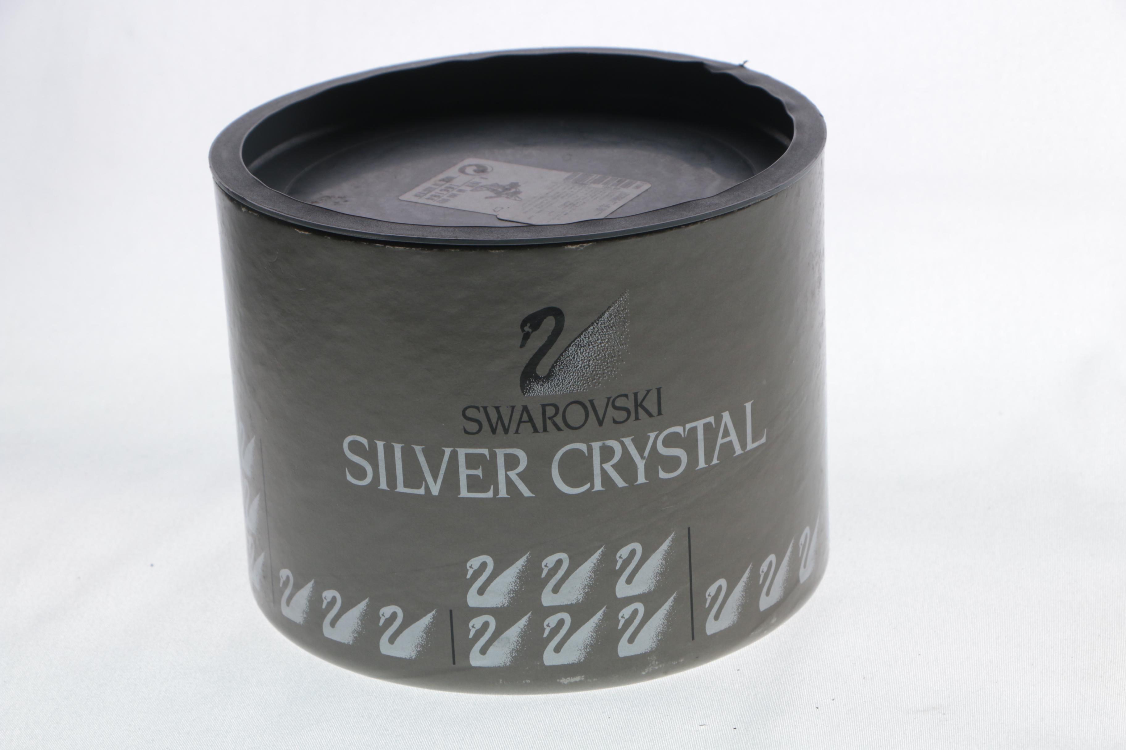 Swarovski "Silver Crystal" Hummingbird Crystal Figurine