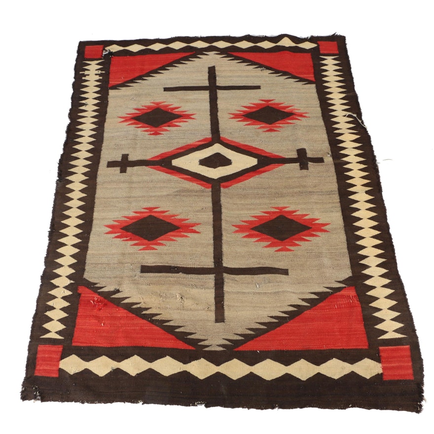 Native American Navajo Style Wool Area Rug