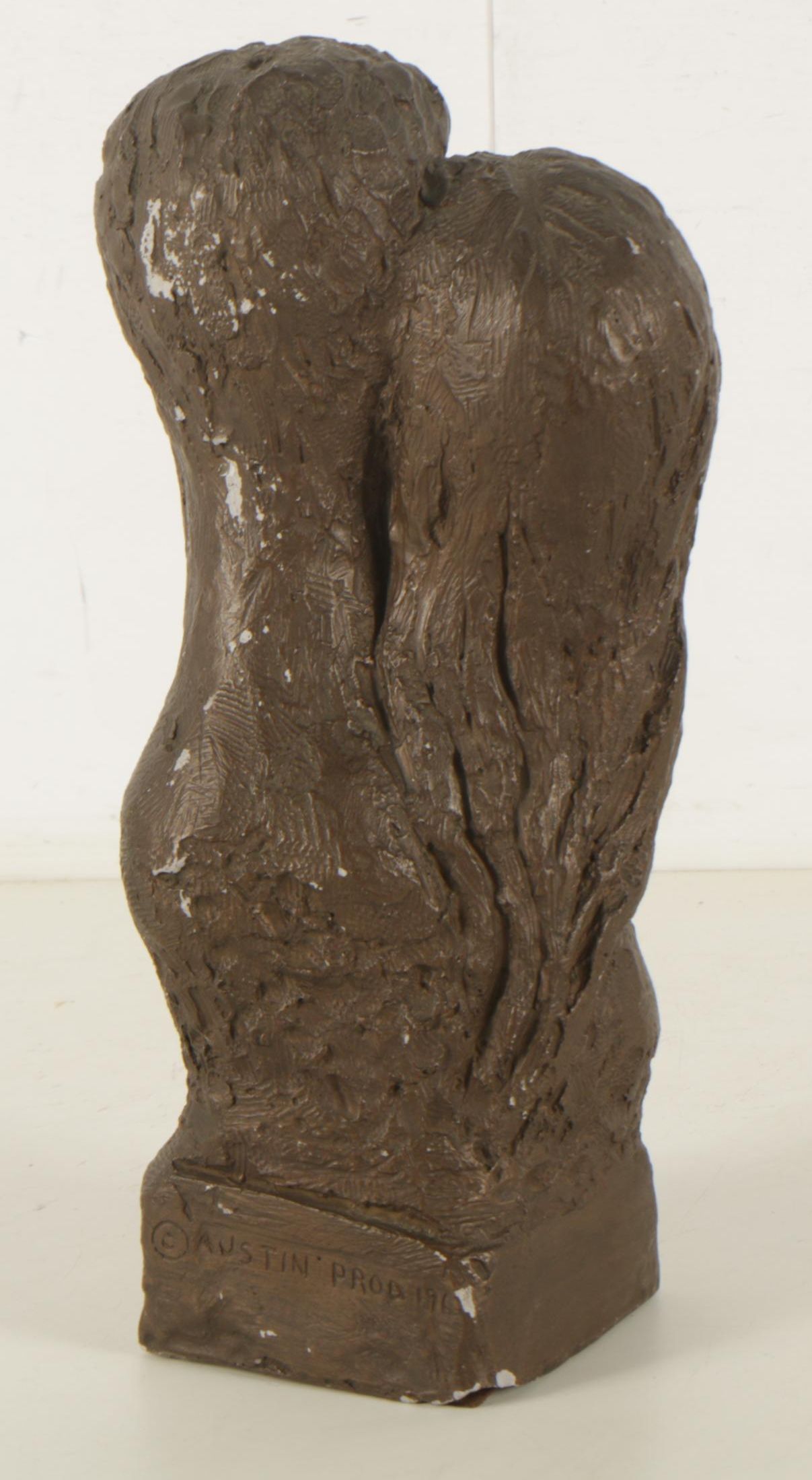 Austin Productions 1962 Plaster Bust "The Lovers"