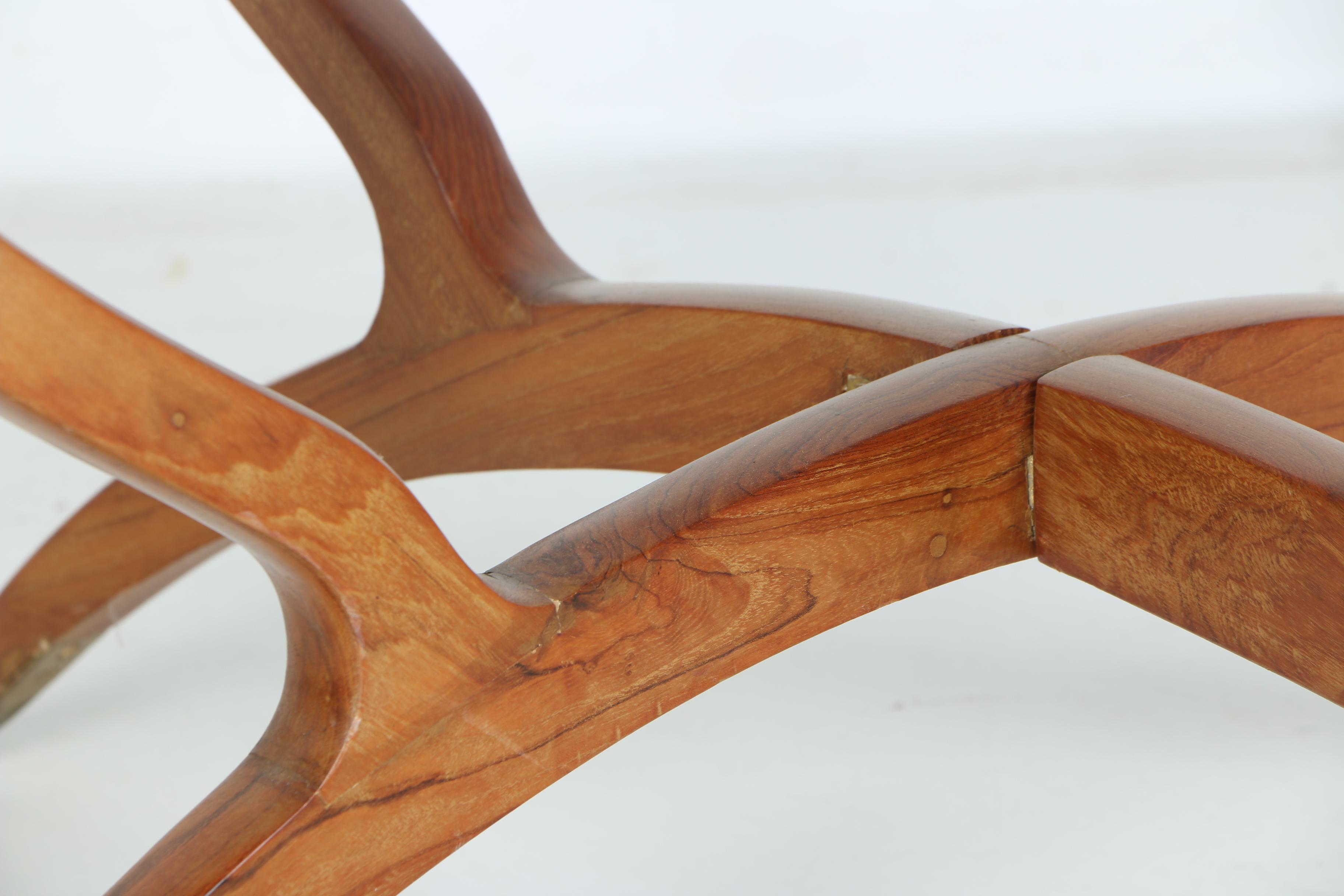 Vintage Mid Century Modern Brass Top Tray Table