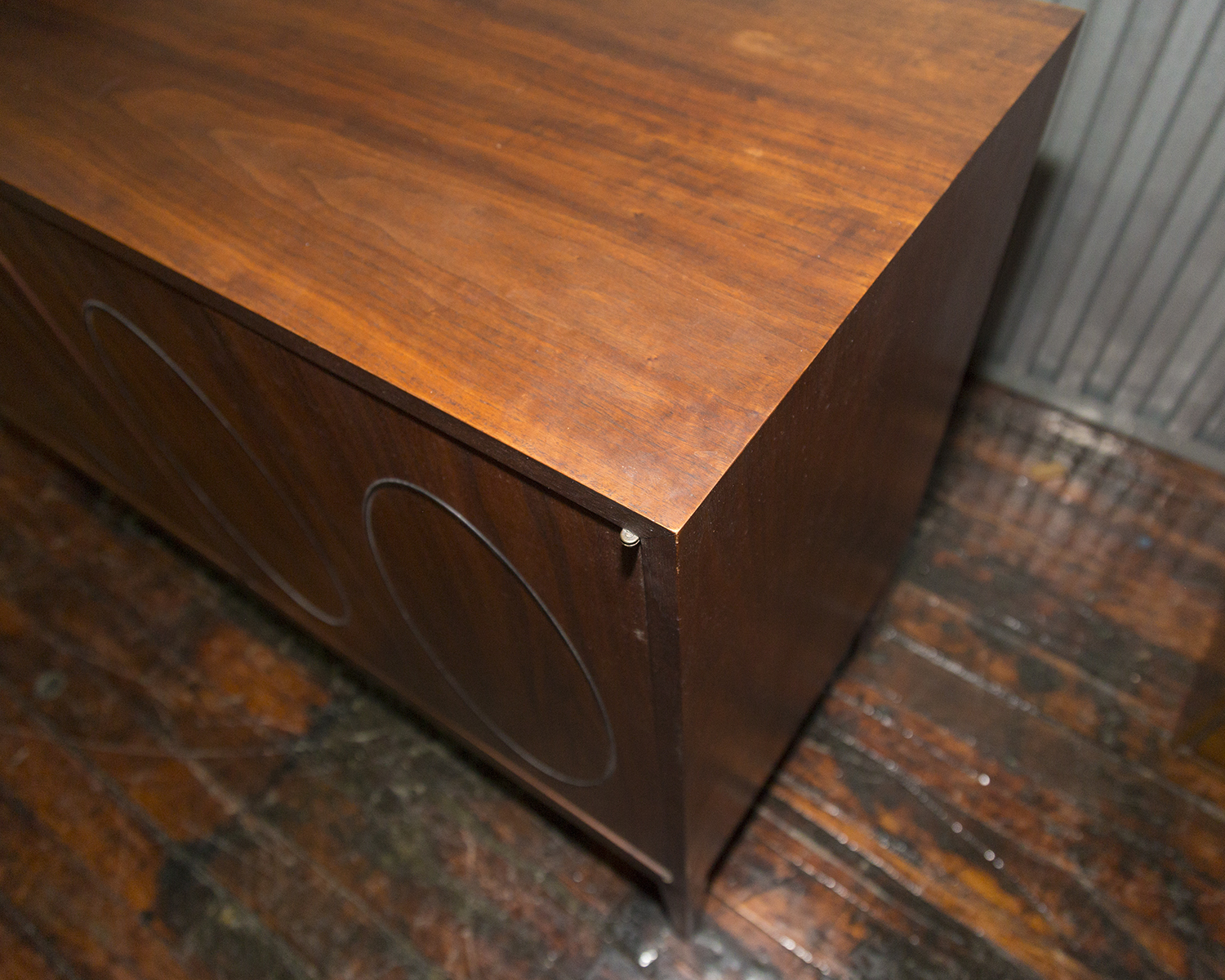 Vintage Mid Century Modern Sideboard and Dual Turntable