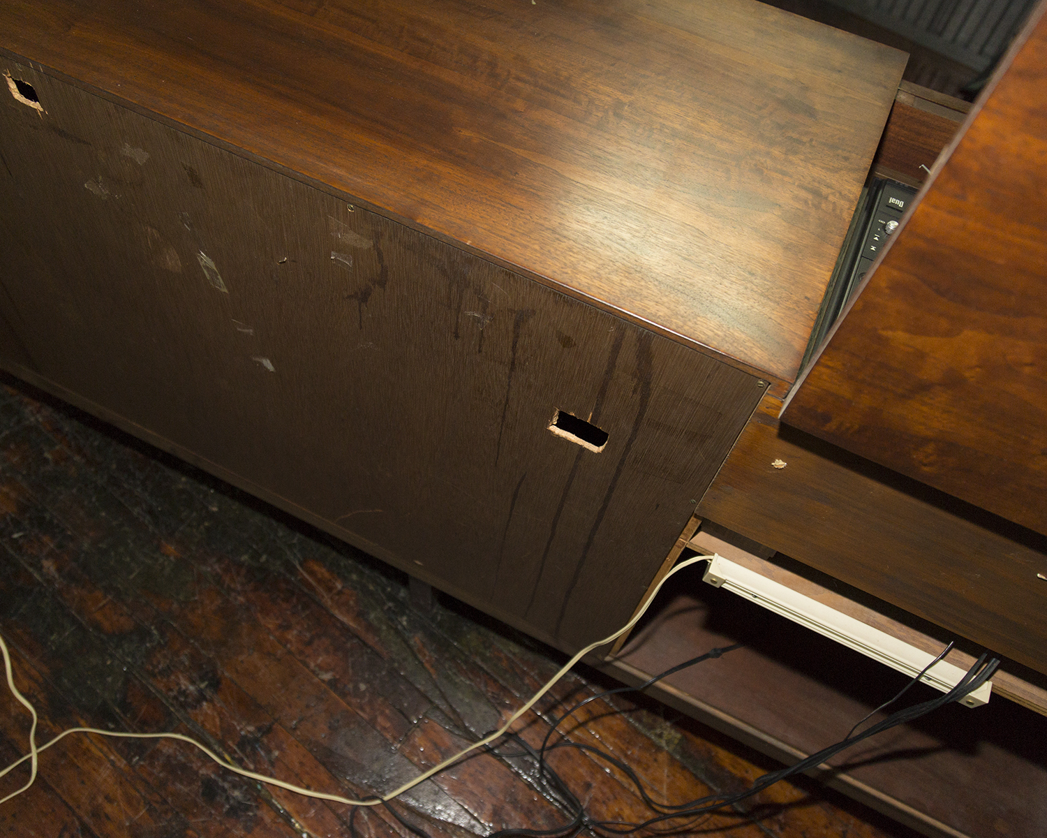 Vintage Mid Century Modern Sideboard and Dual Turntable