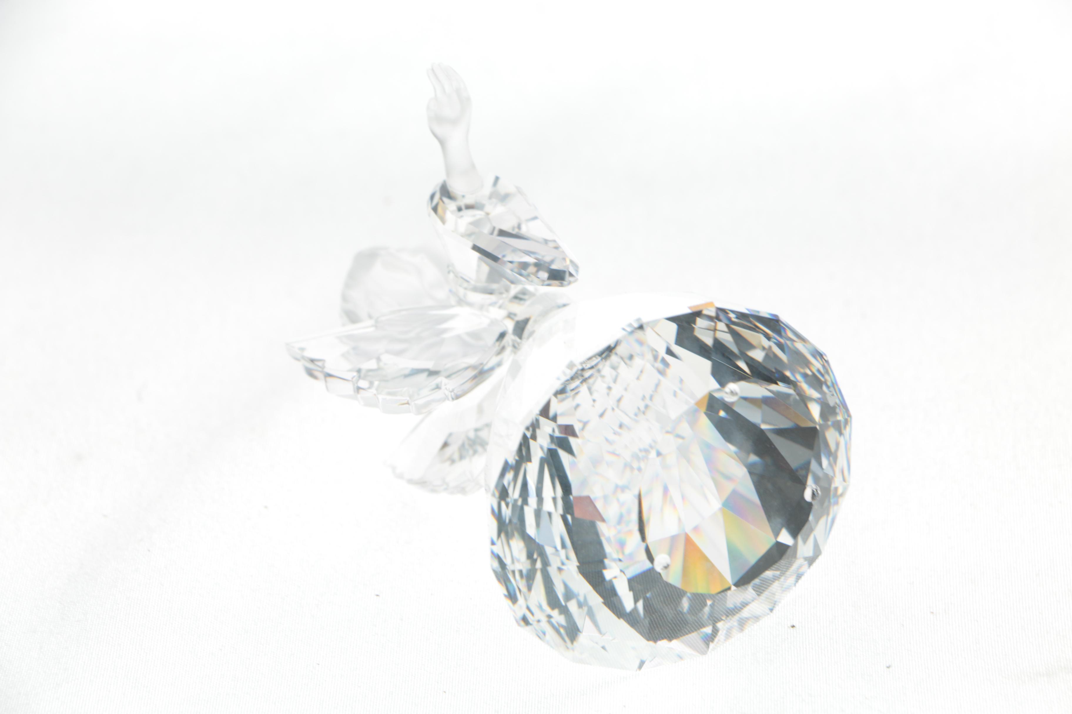 Swarovski "Cheerful Times" Crystal Angel Figurine