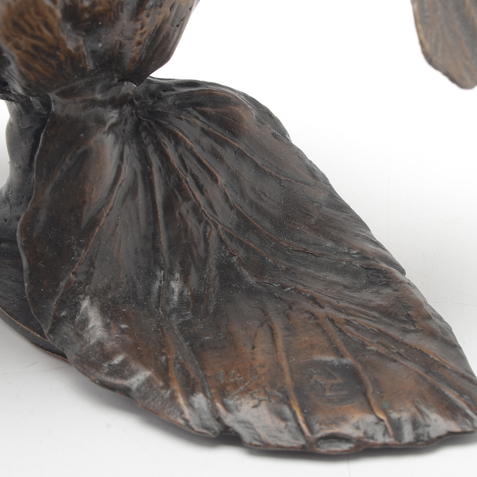 Limited Edition Bronze Hummingbird Sculpture