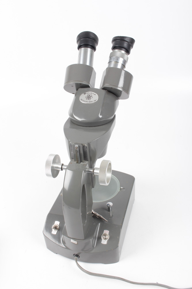Vintage Bulova Stereo Microscope