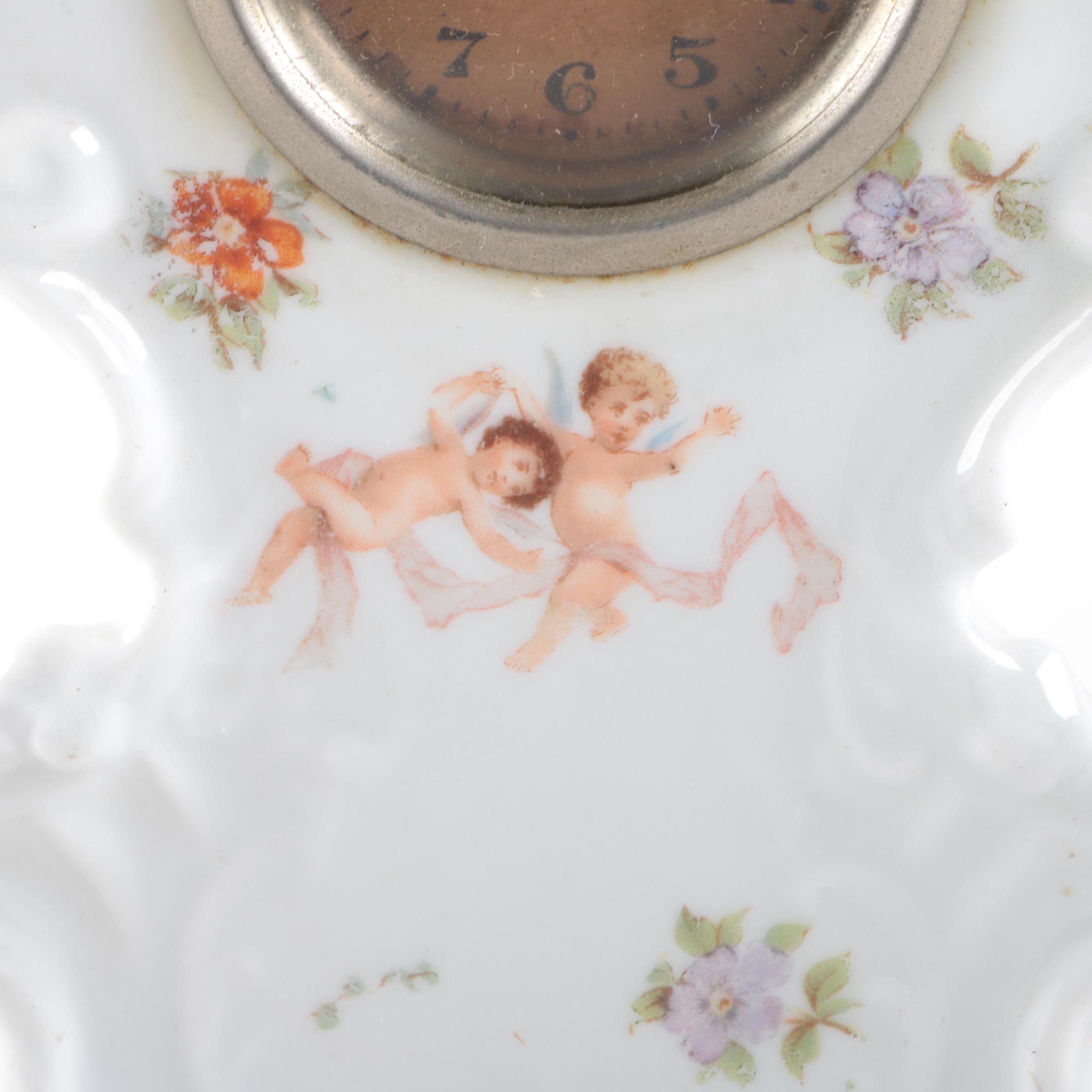 Ornate Ceramic Mantel Clock