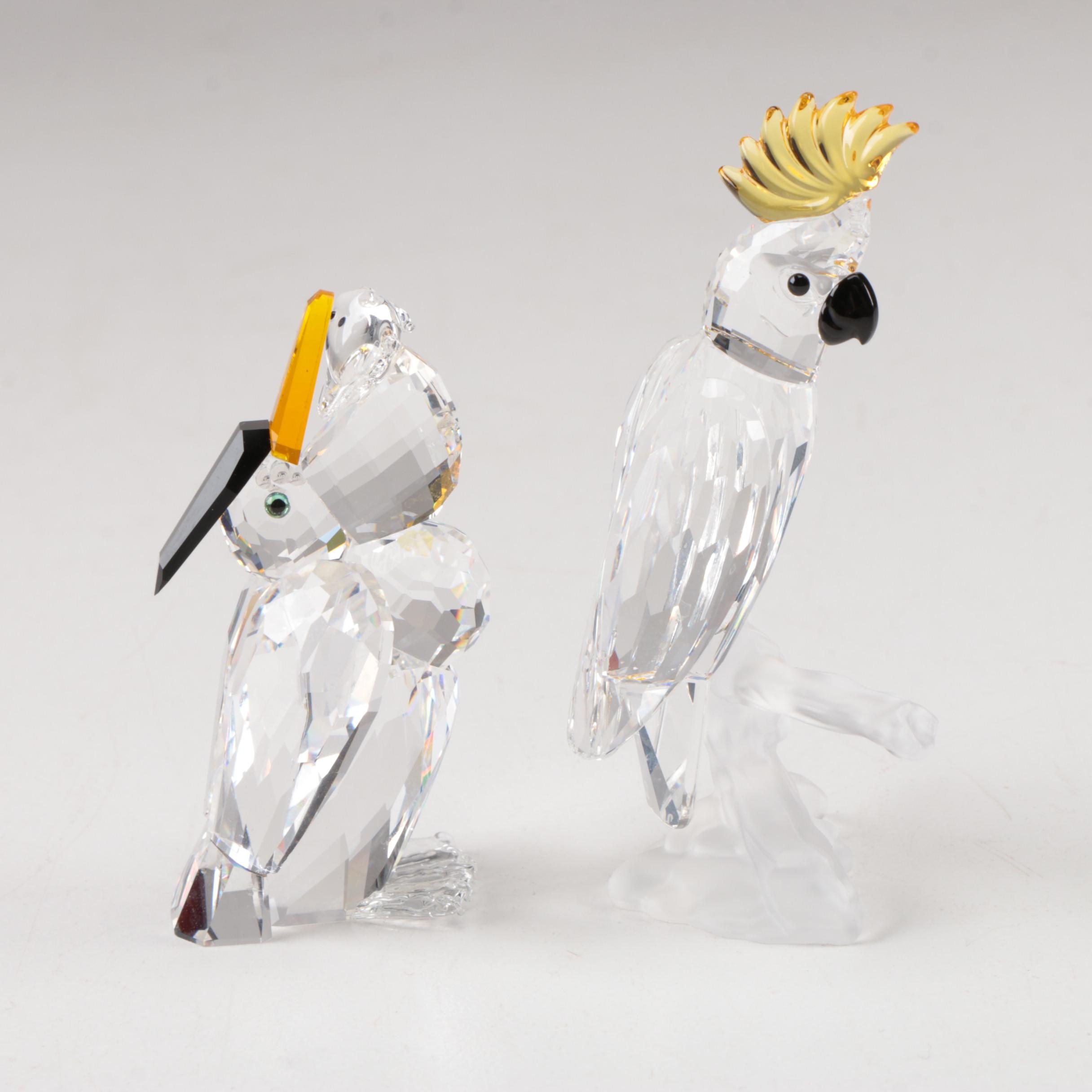 Collection of Swarovski Crystal Birds