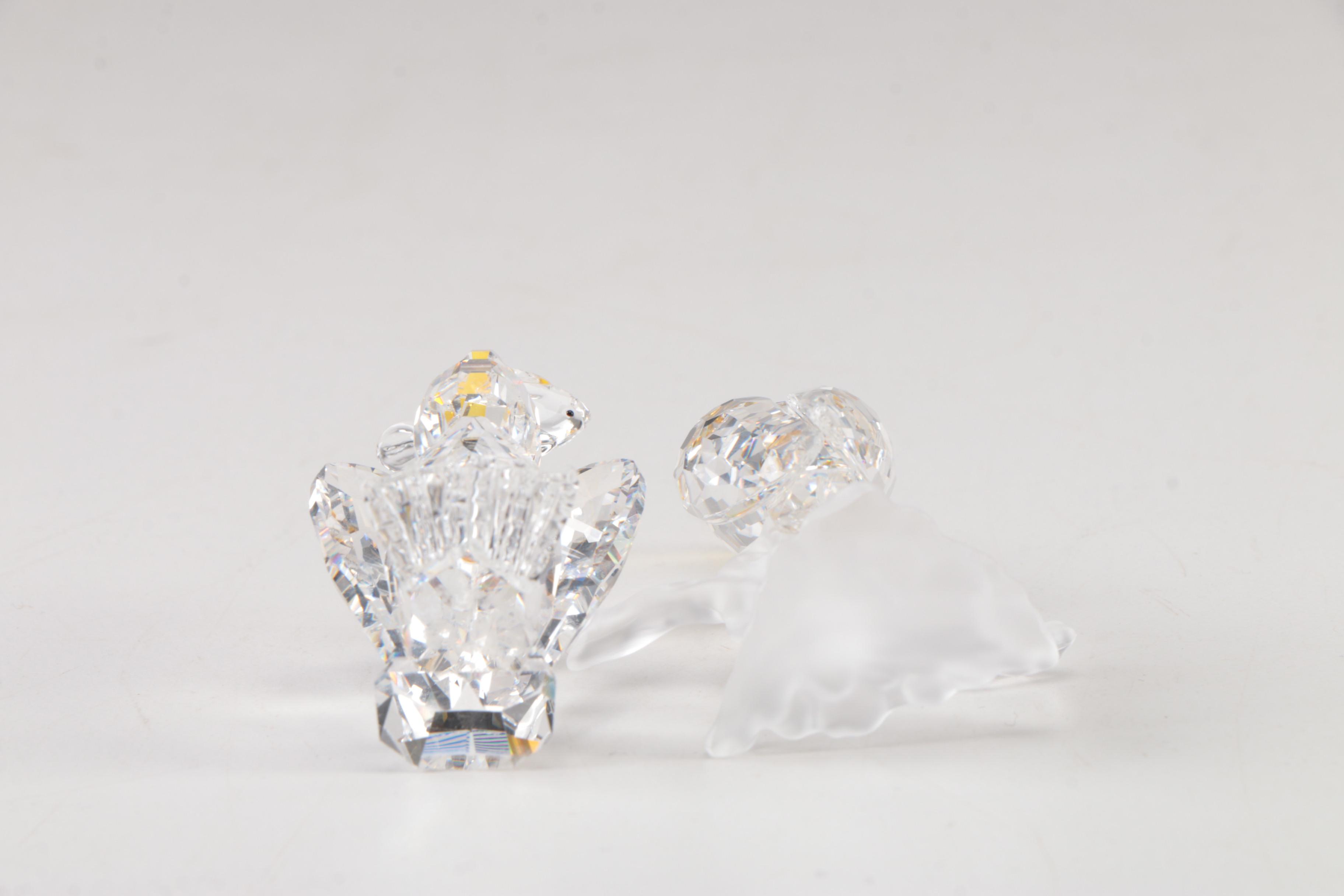 Collection of Swarovski Crystal Birds