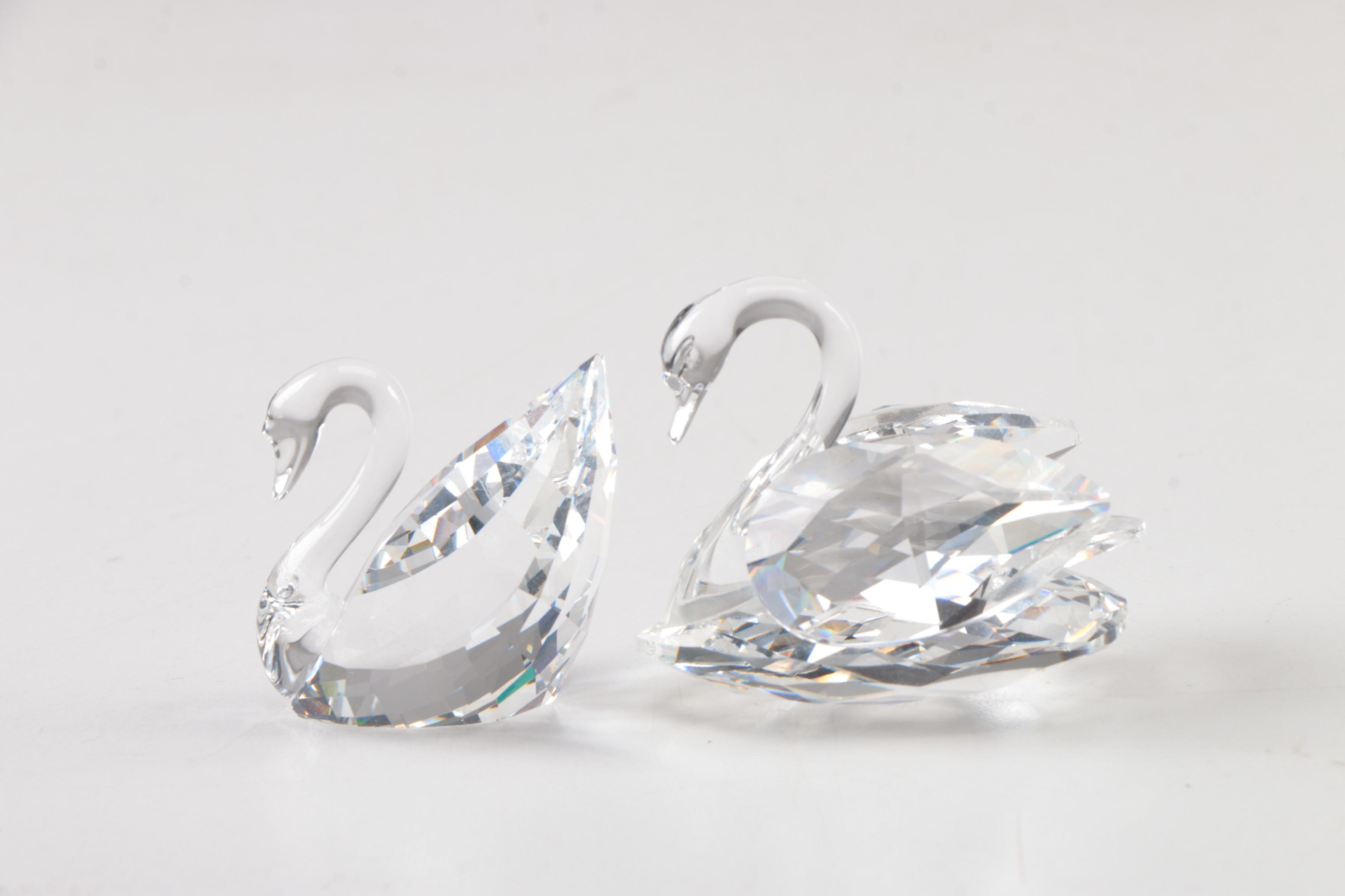 Collection of Swarovski Crystal Birds