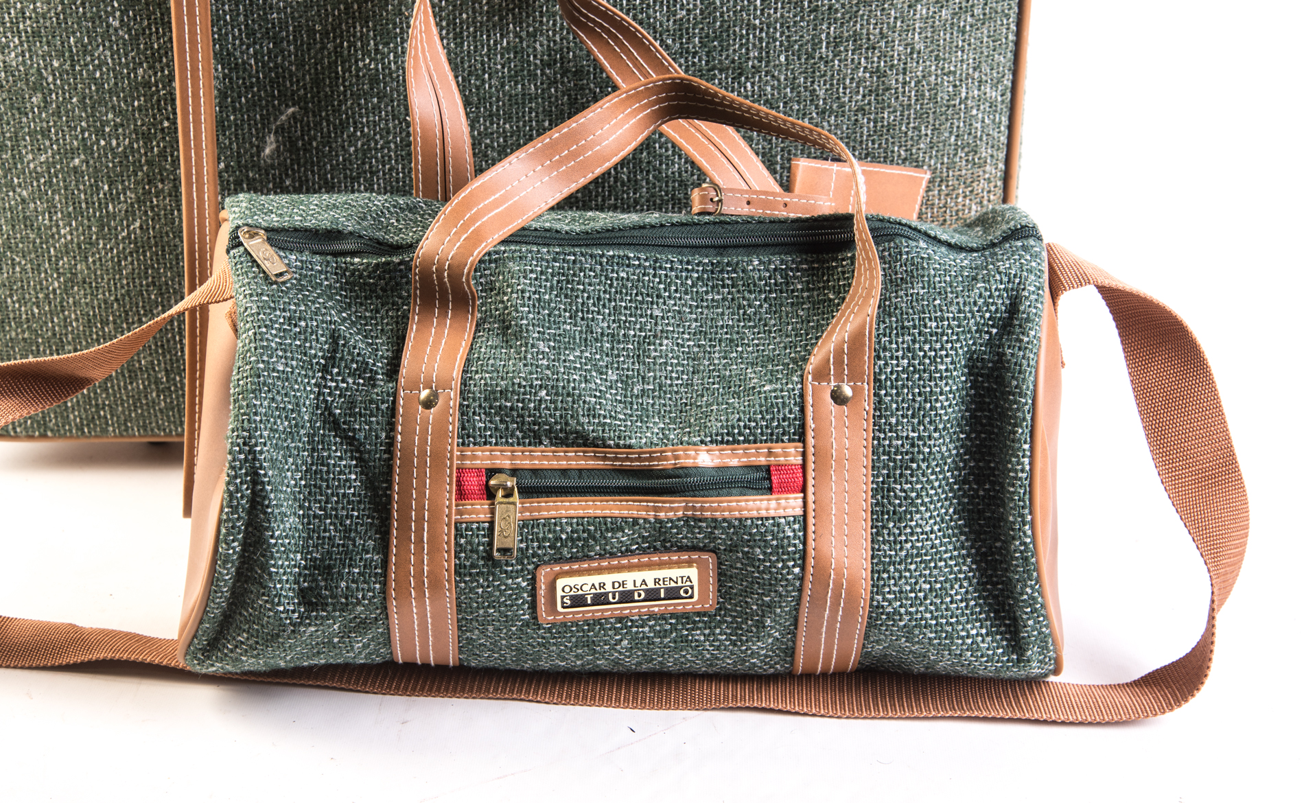 Vintage Oscar De La Renta Studio Collection Luggage Set