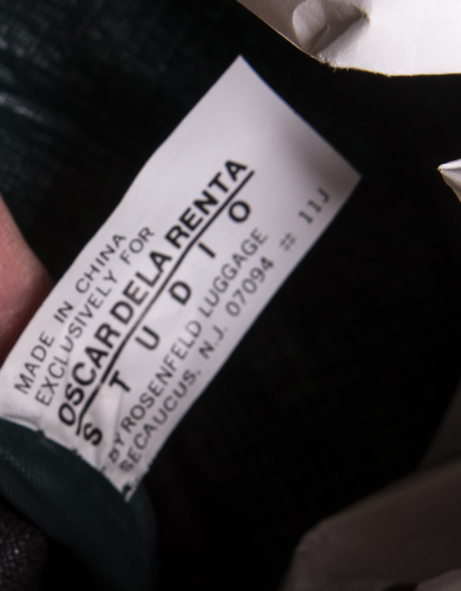 Vintage Oscar De La Renta Studio Collection Luggage Set