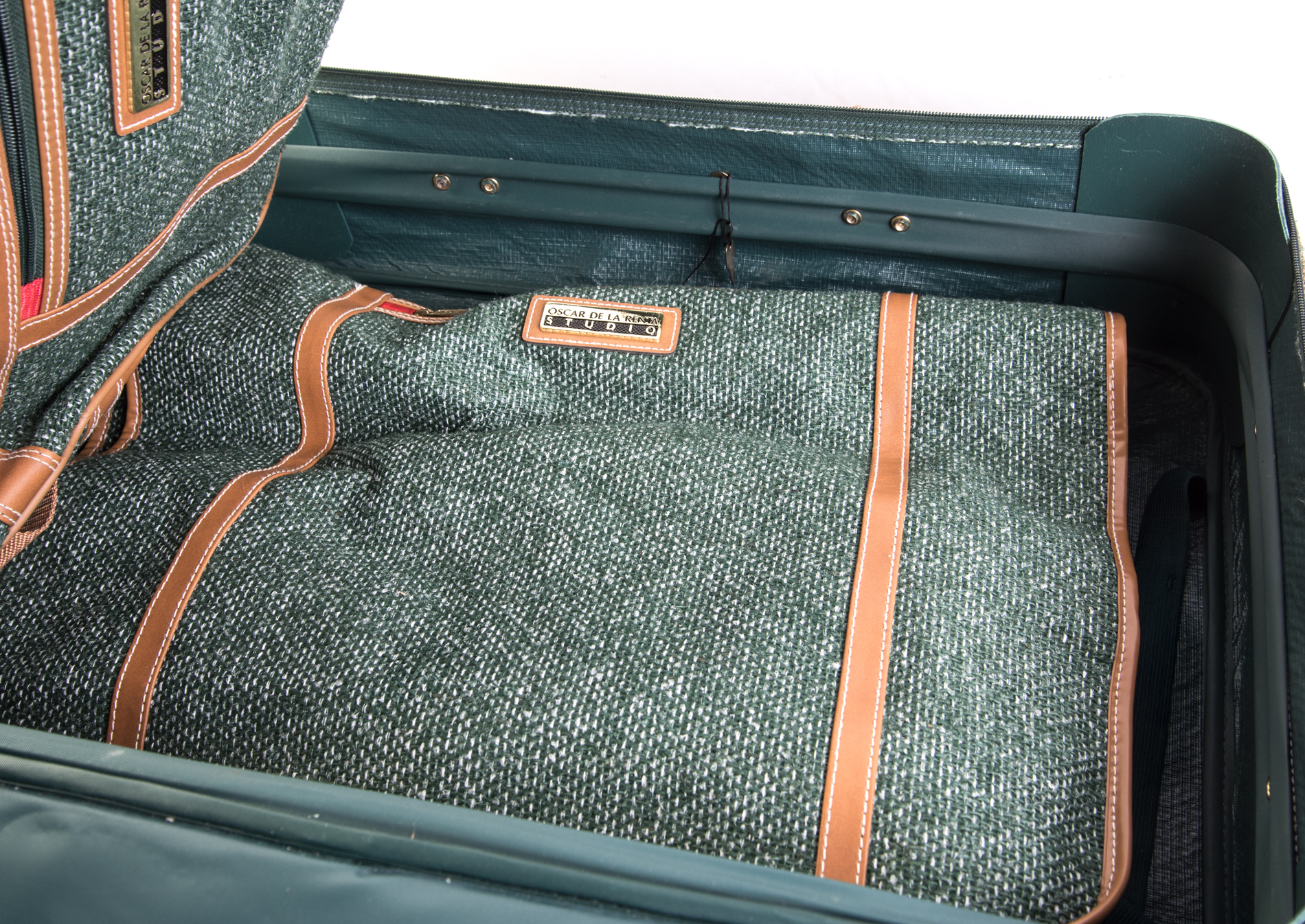 Vintage Oscar De La Renta Studio Collection Luggage Set