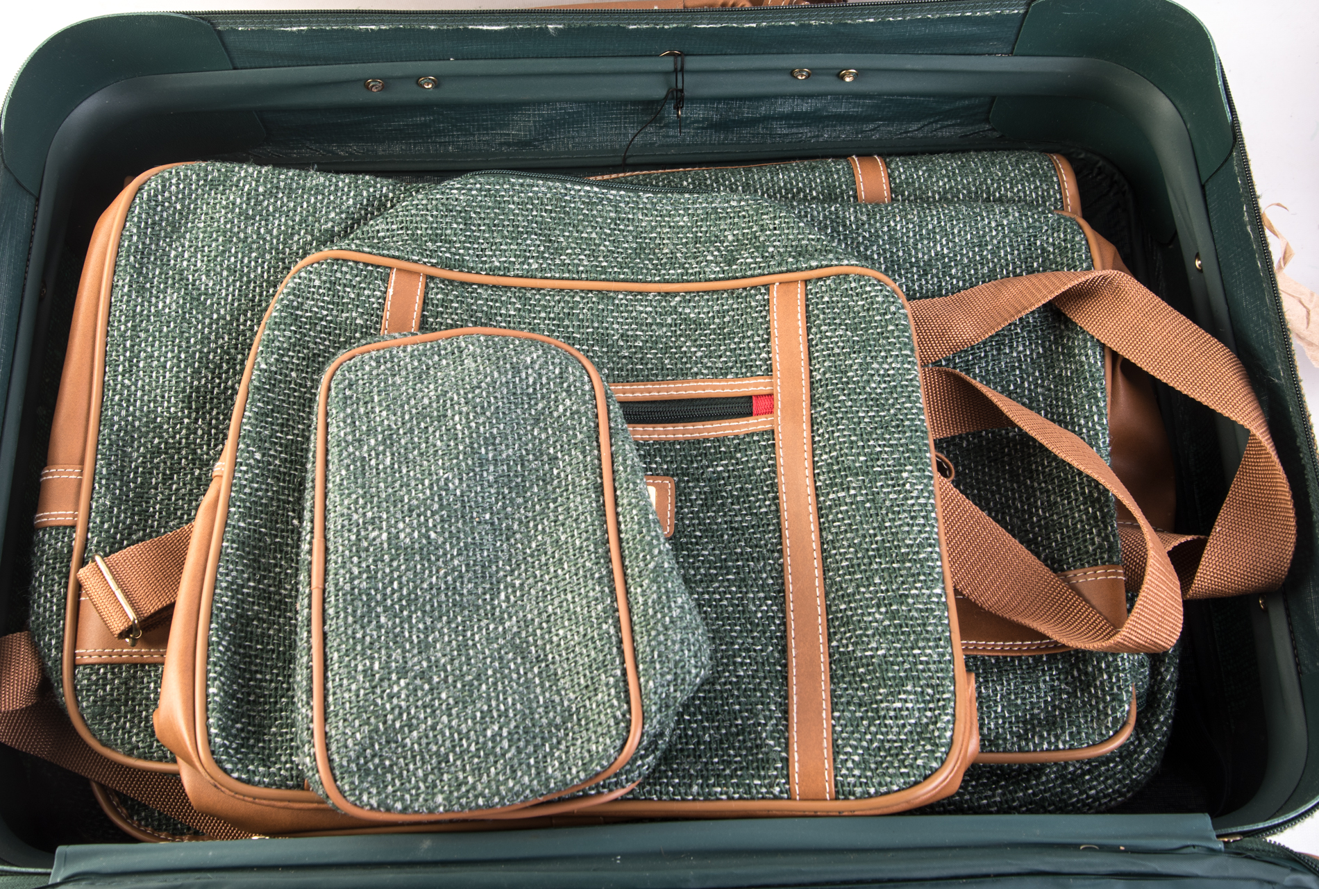 Vintage Oscar De La Renta Studio Collection Luggage Set