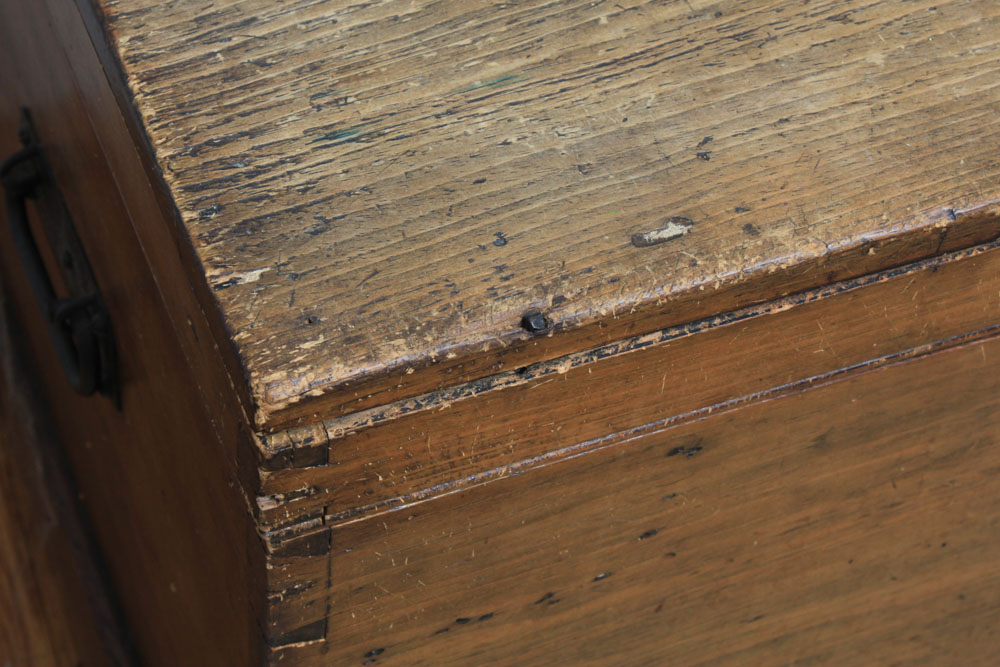 Antique Pine Blanket Chest