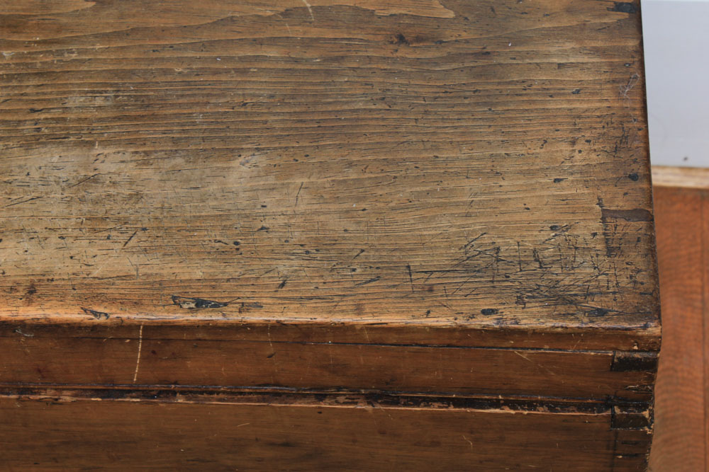 Antique Pine Blanket Chest