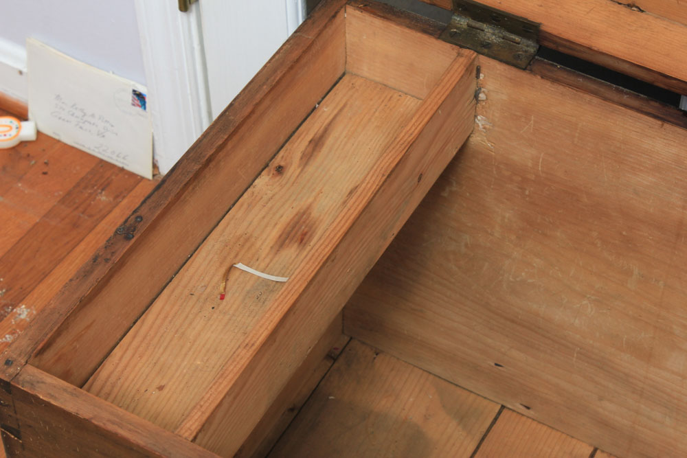 Antique Pine Blanket Chest